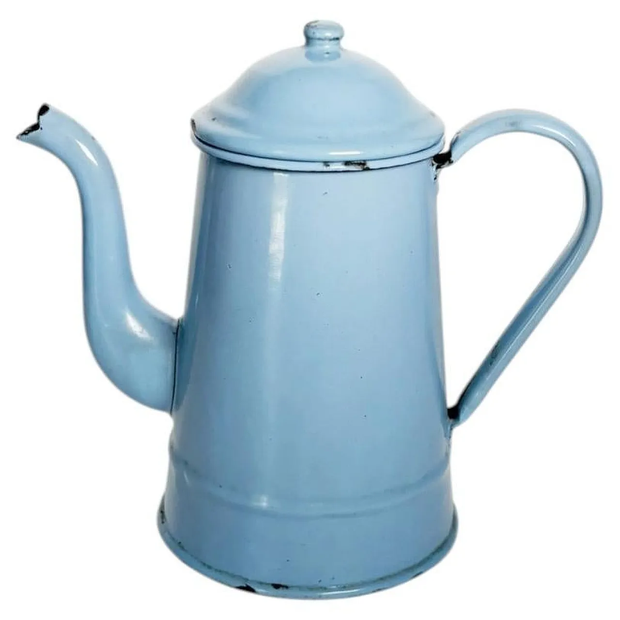Caffettiera in ferro smaltato, anni ’60 1