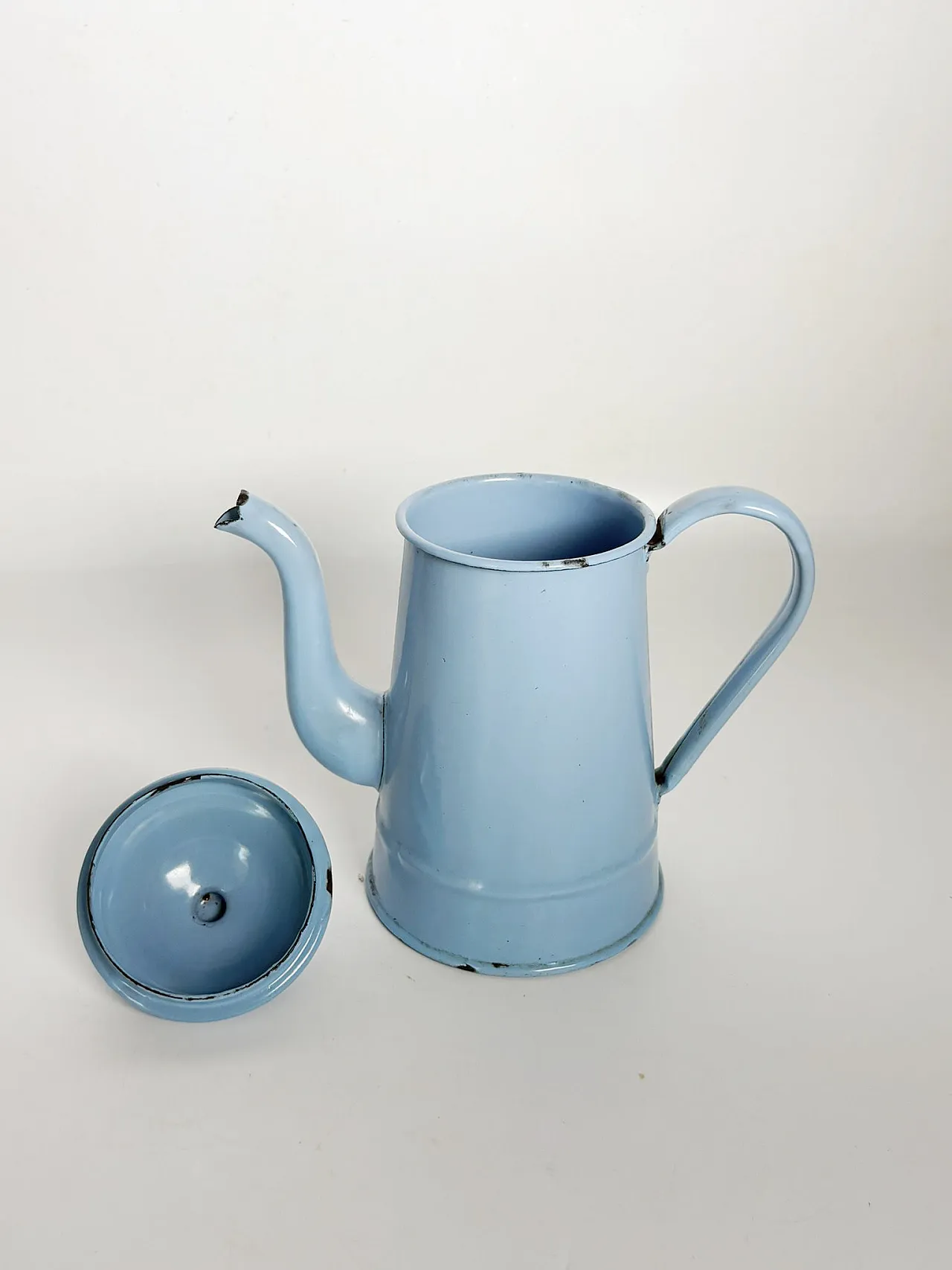 Caffettiera in ferro smaltato, anni ’60 5