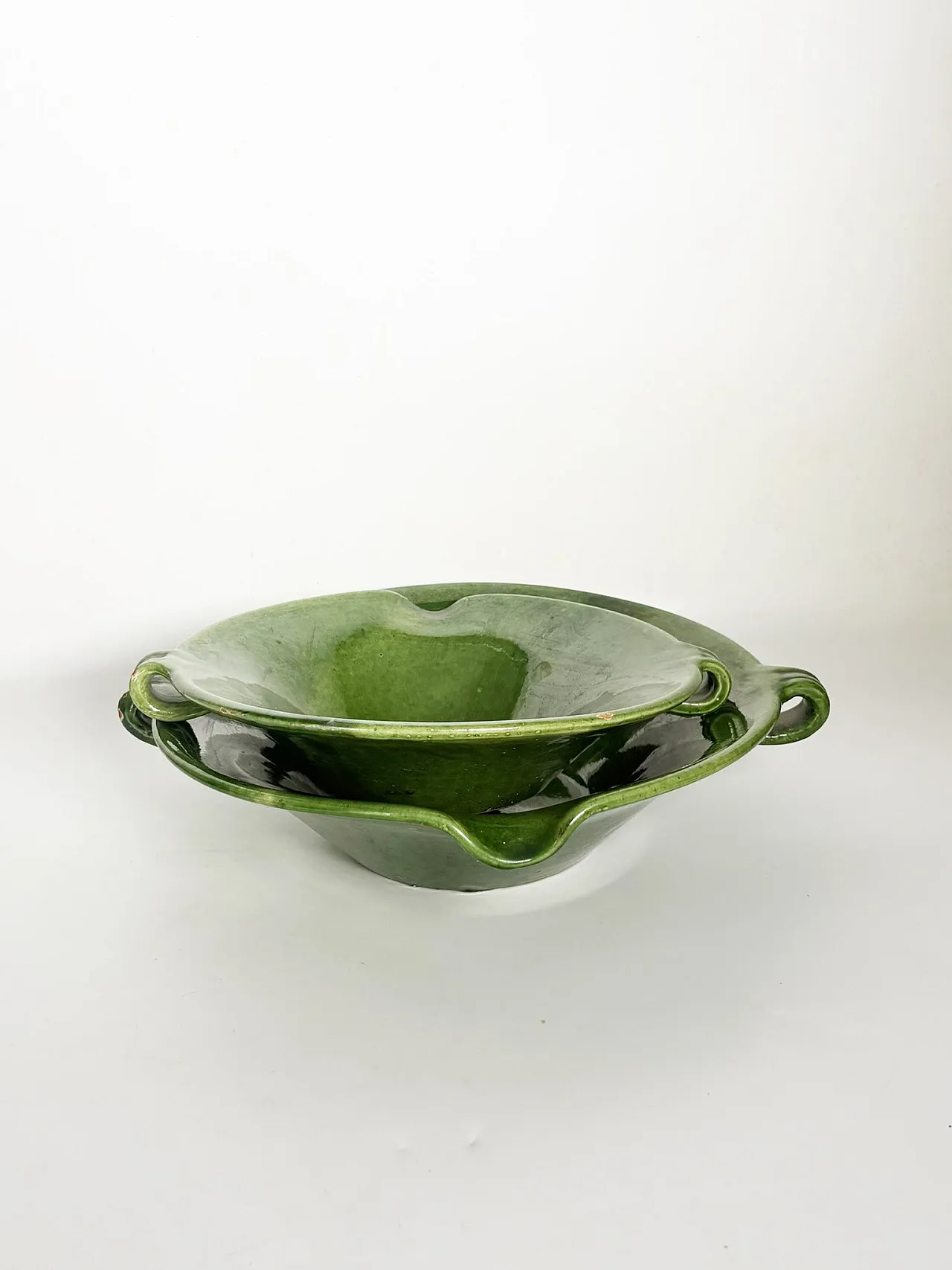 Coppia di ciotole in ceramica smaltata, anni ’60 3