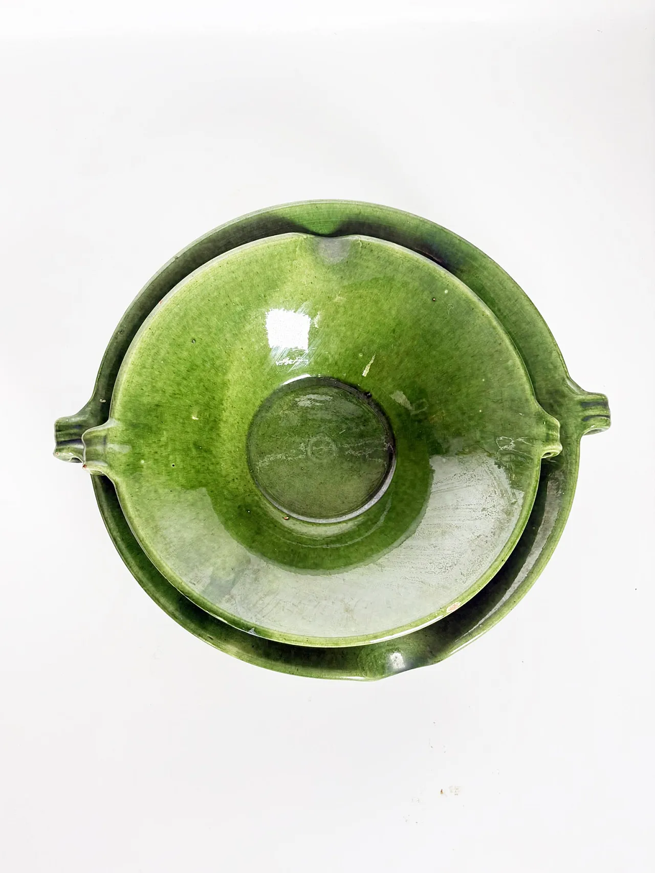 Coppia di ciotole in ceramica smaltata, anni ’60 4