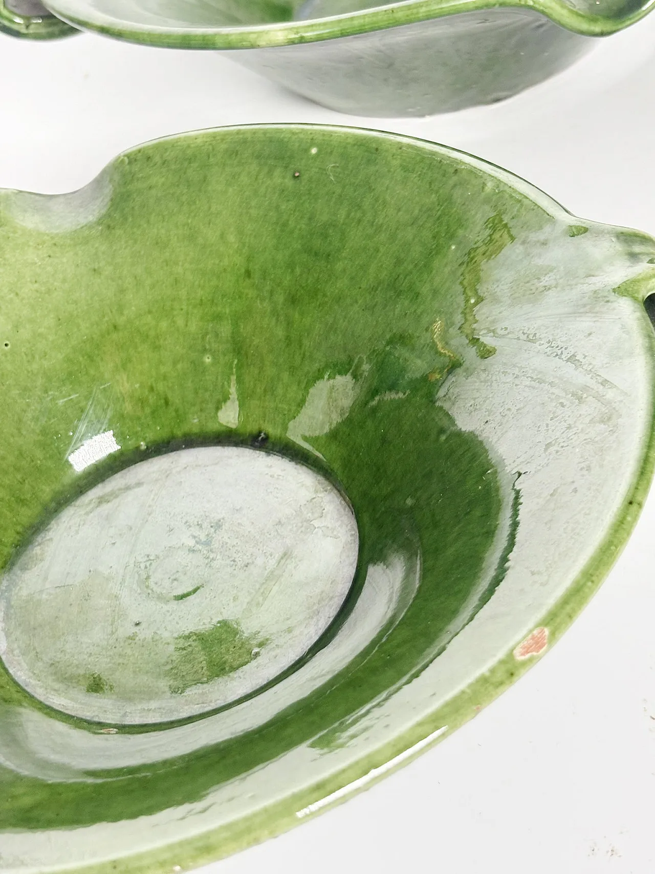 Coppia di ciotole in ceramica smaltata, anni ’60 6