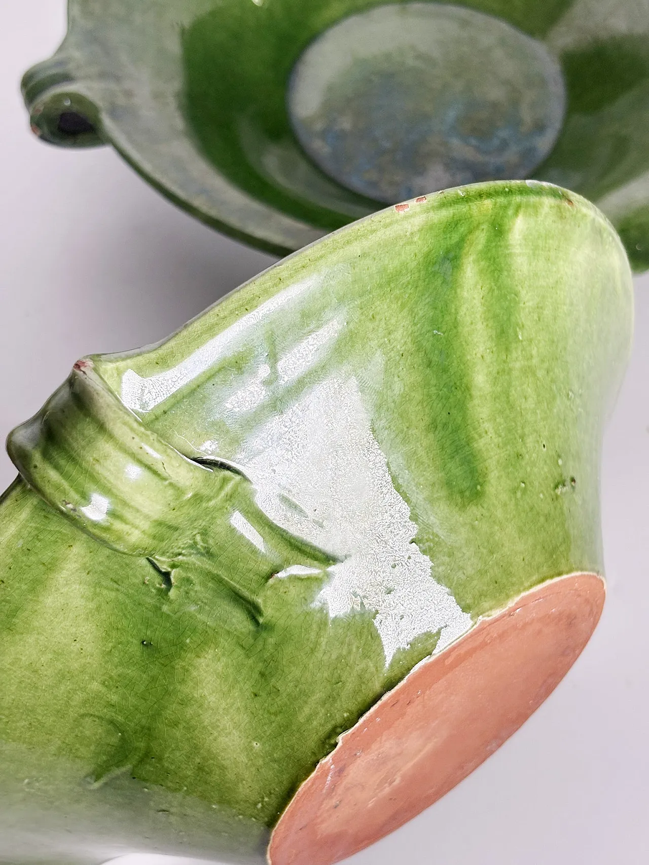 Coppia di ciotole in ceramica smaltata, anni ’60 7