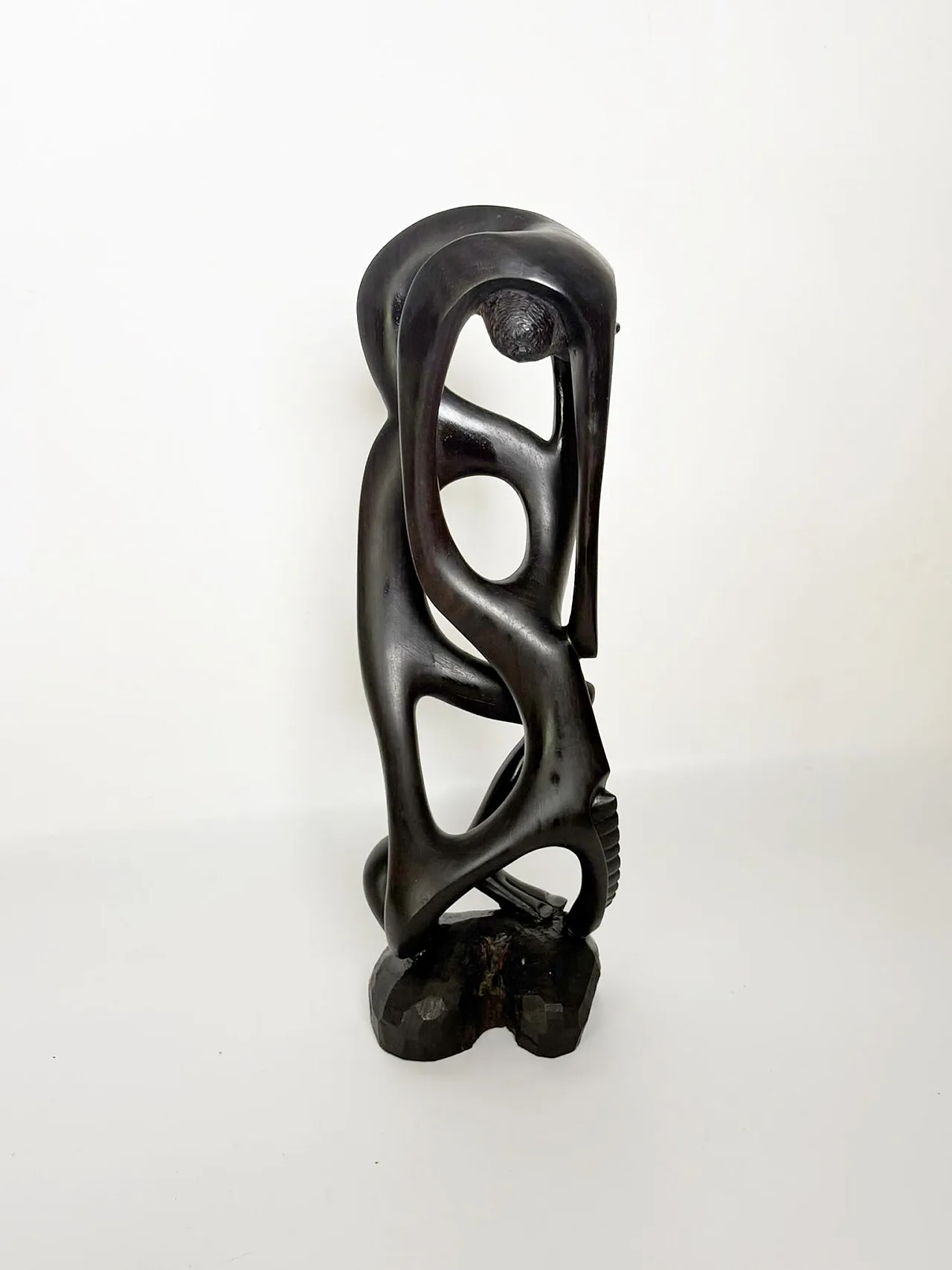 Modernist wooden sculpture, 1980s 2