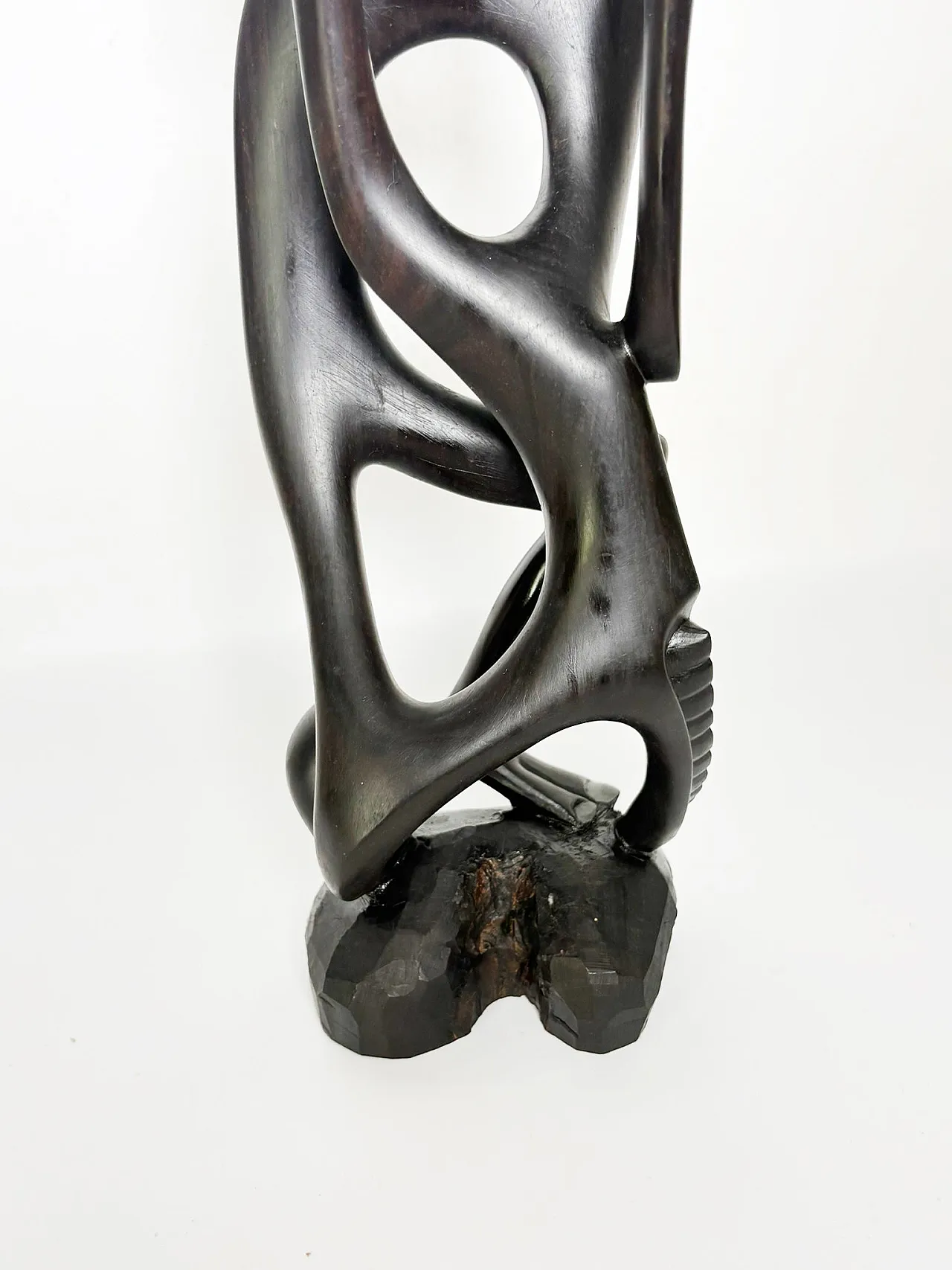 Modernist wooden sculpture, 1980s 5
