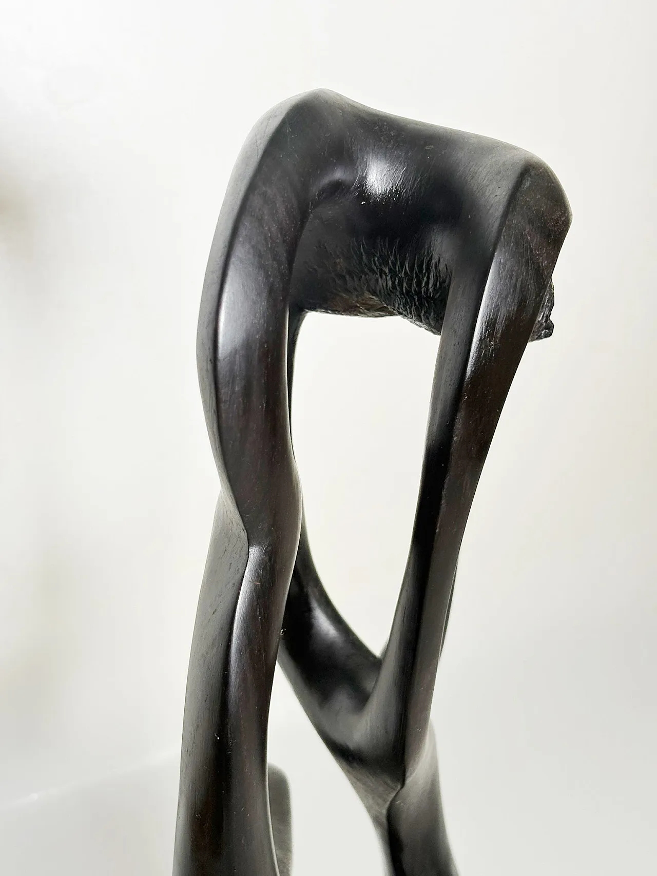 Modernist wooden sculpture, 1980s 9