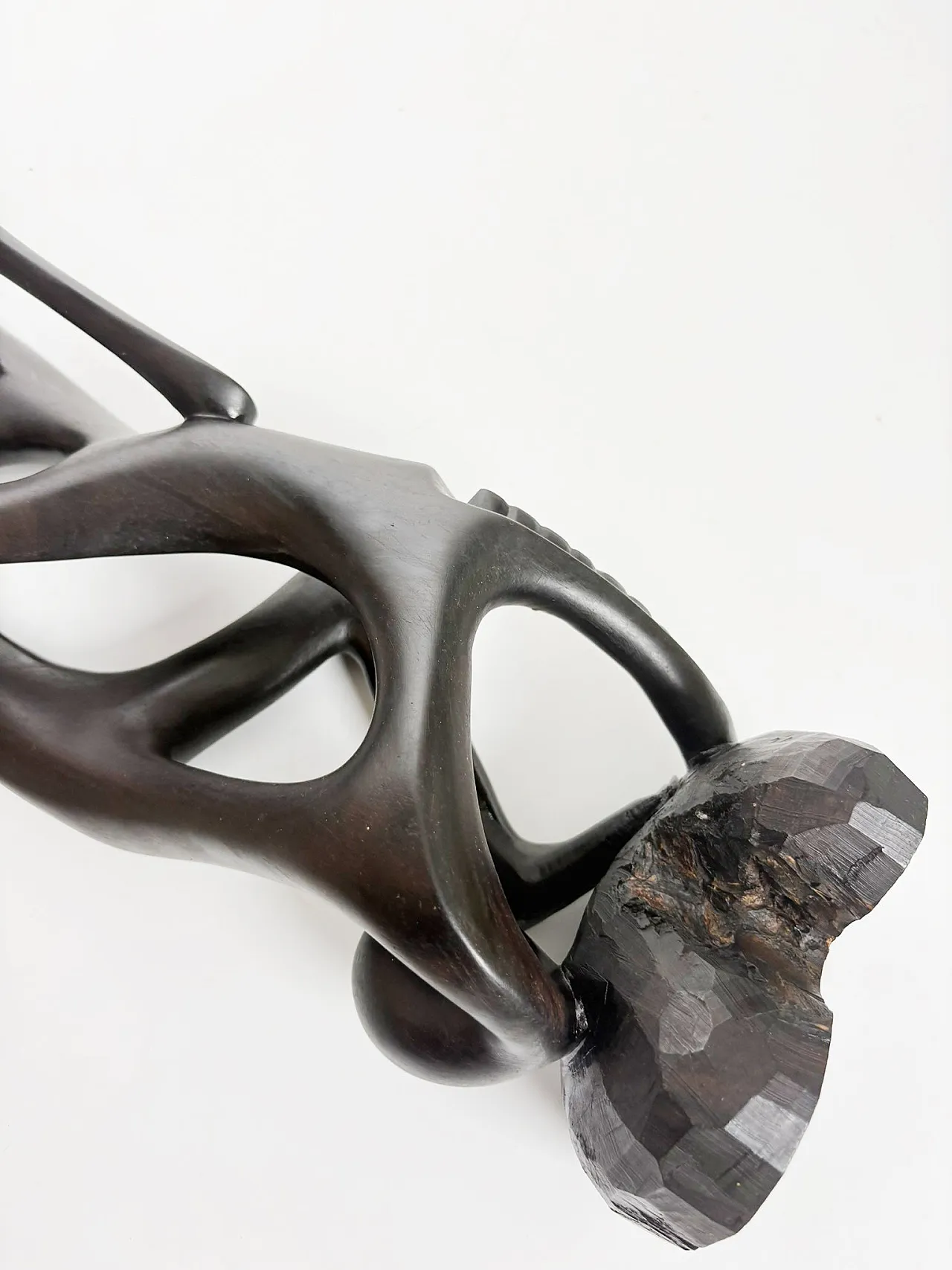 Modernist wooden sculpture, 1980s 11