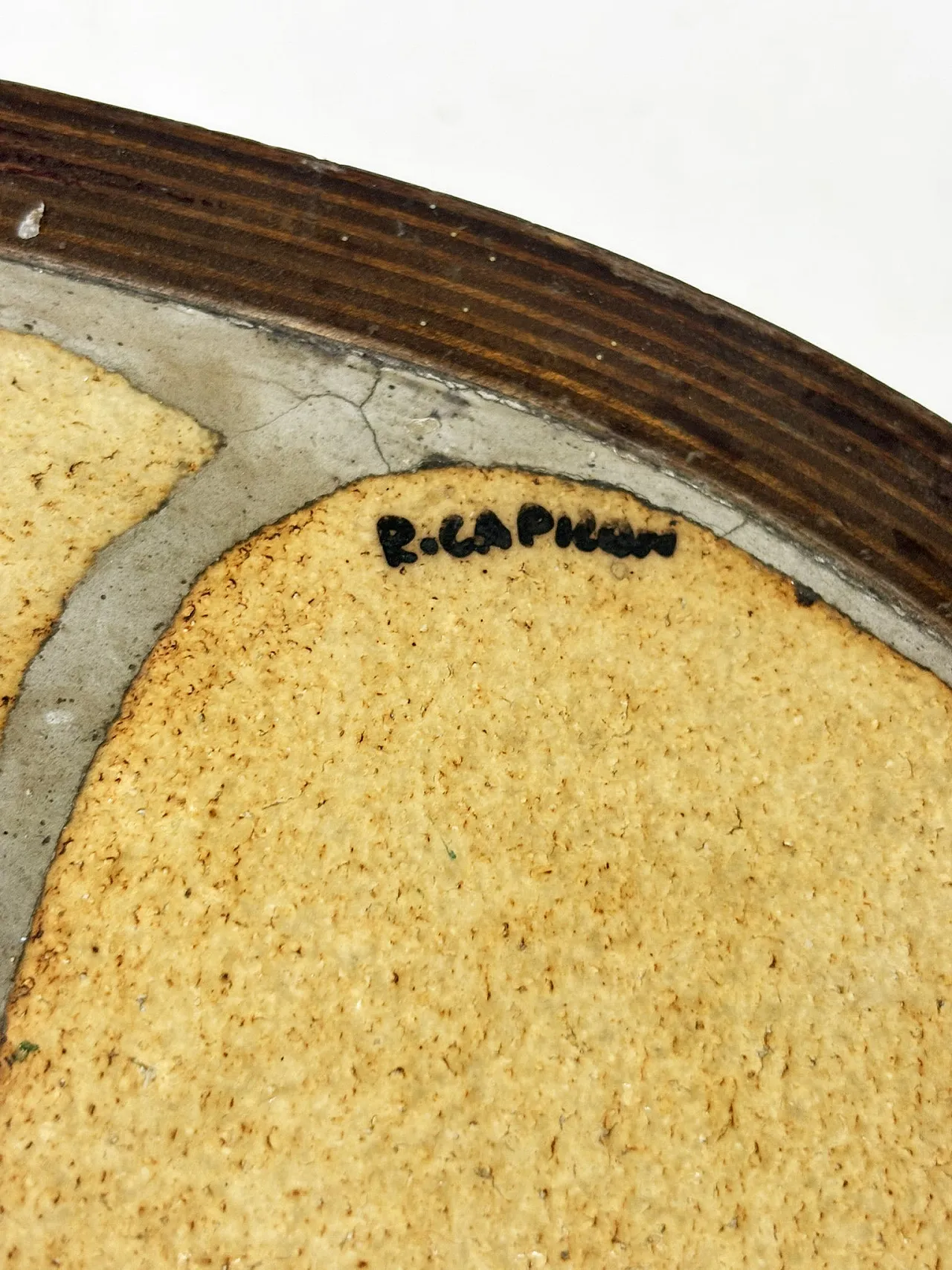 Tavolino Shogun di Roger Capron, ceramica e legno, anni ’60 4