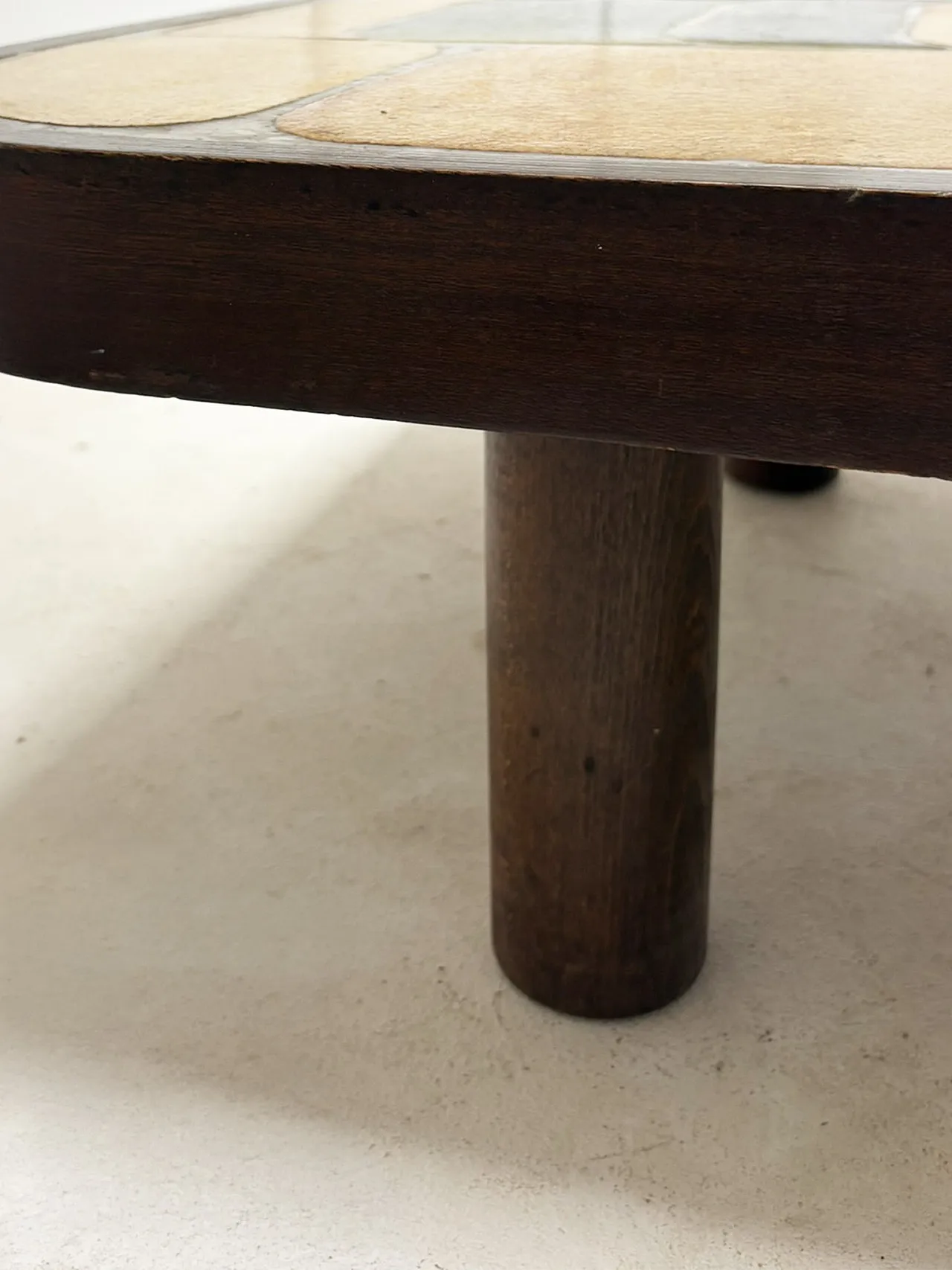 Tavolino Shogun di Roger Capron, ceramica e legno, anni ’60 7