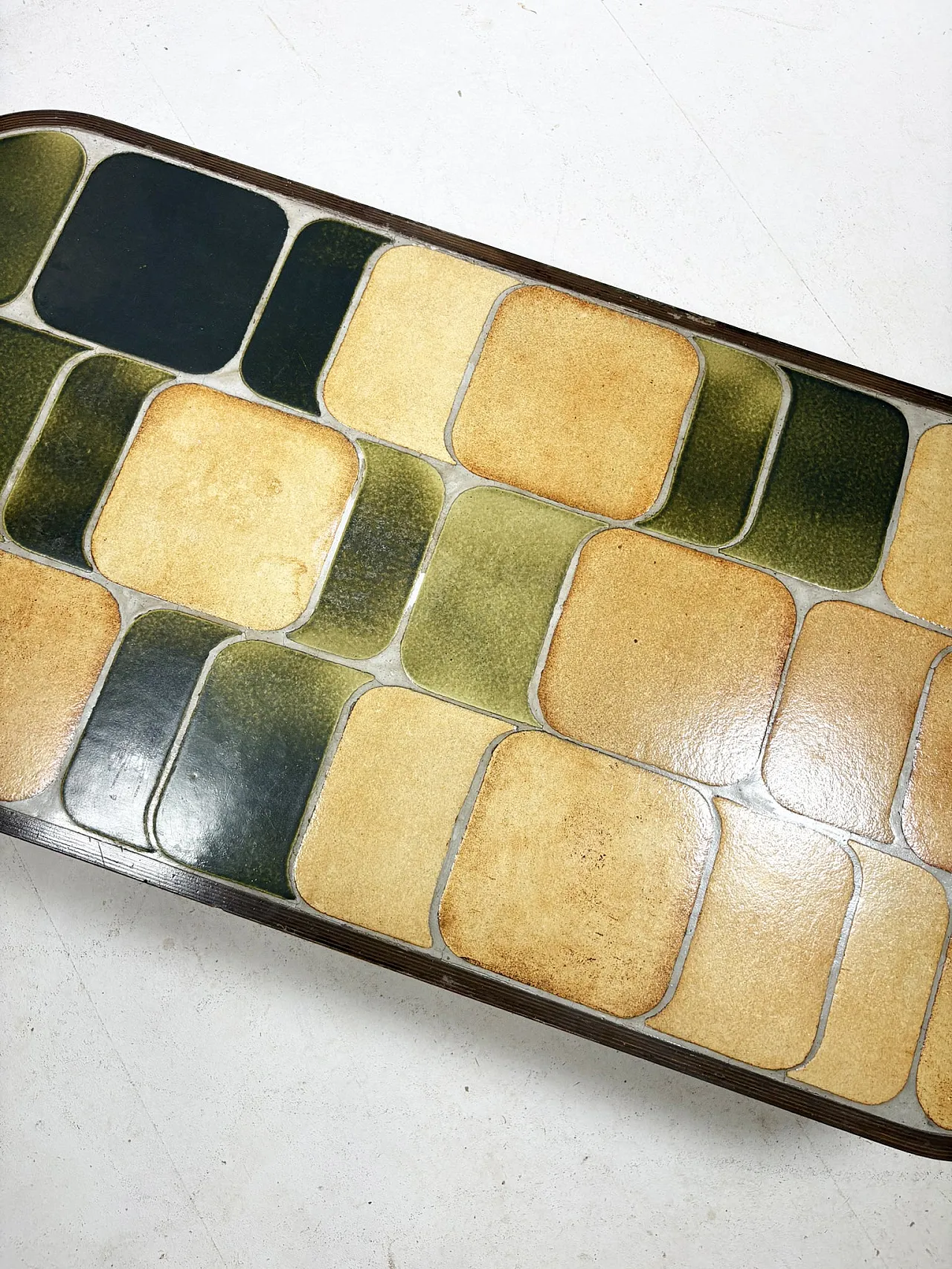 Tavolino Shogun di Roger Capron, ceramica e legno, anni ’60 8