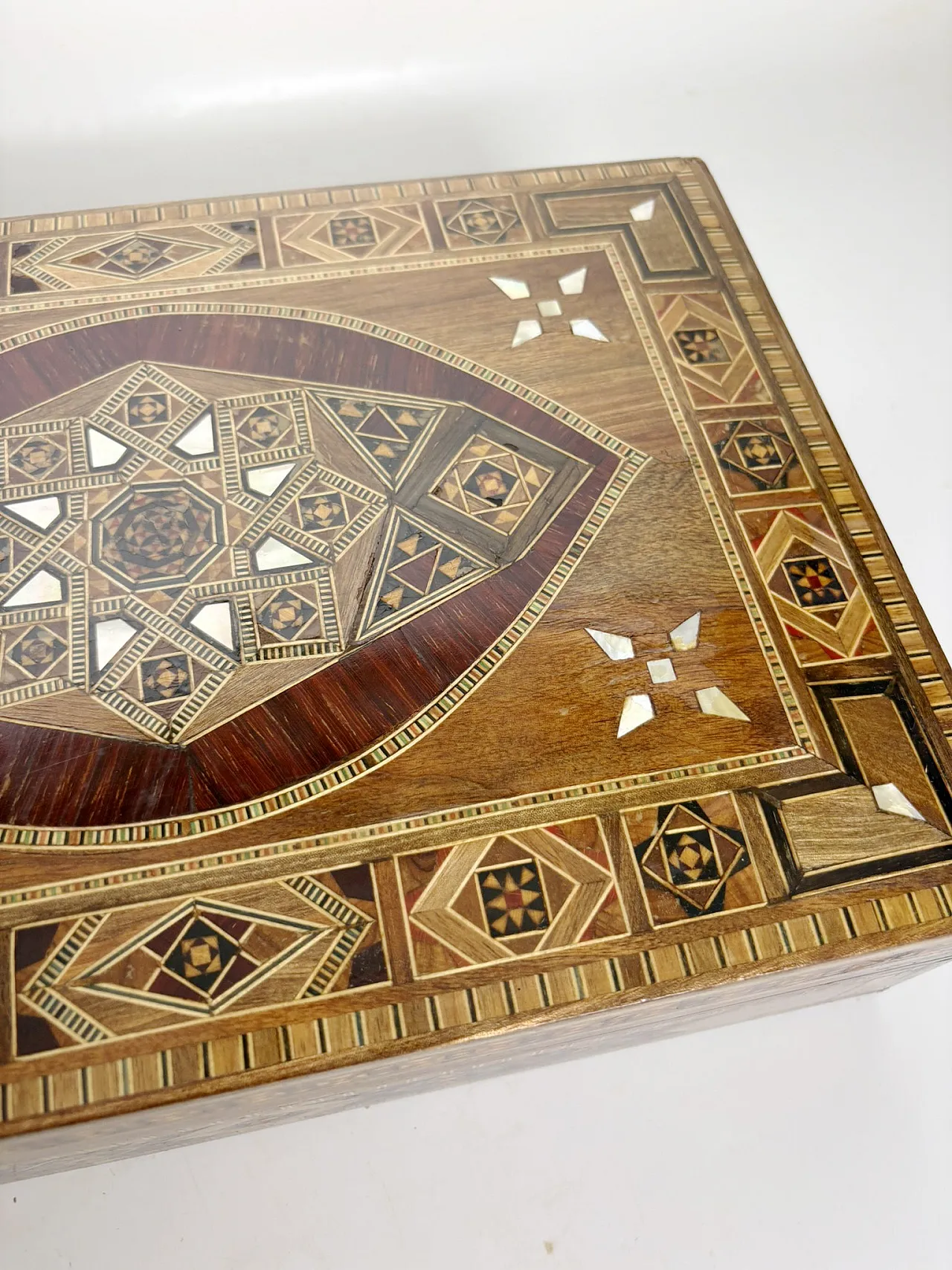 Scatola con intarsio in legno, anni ’70 6