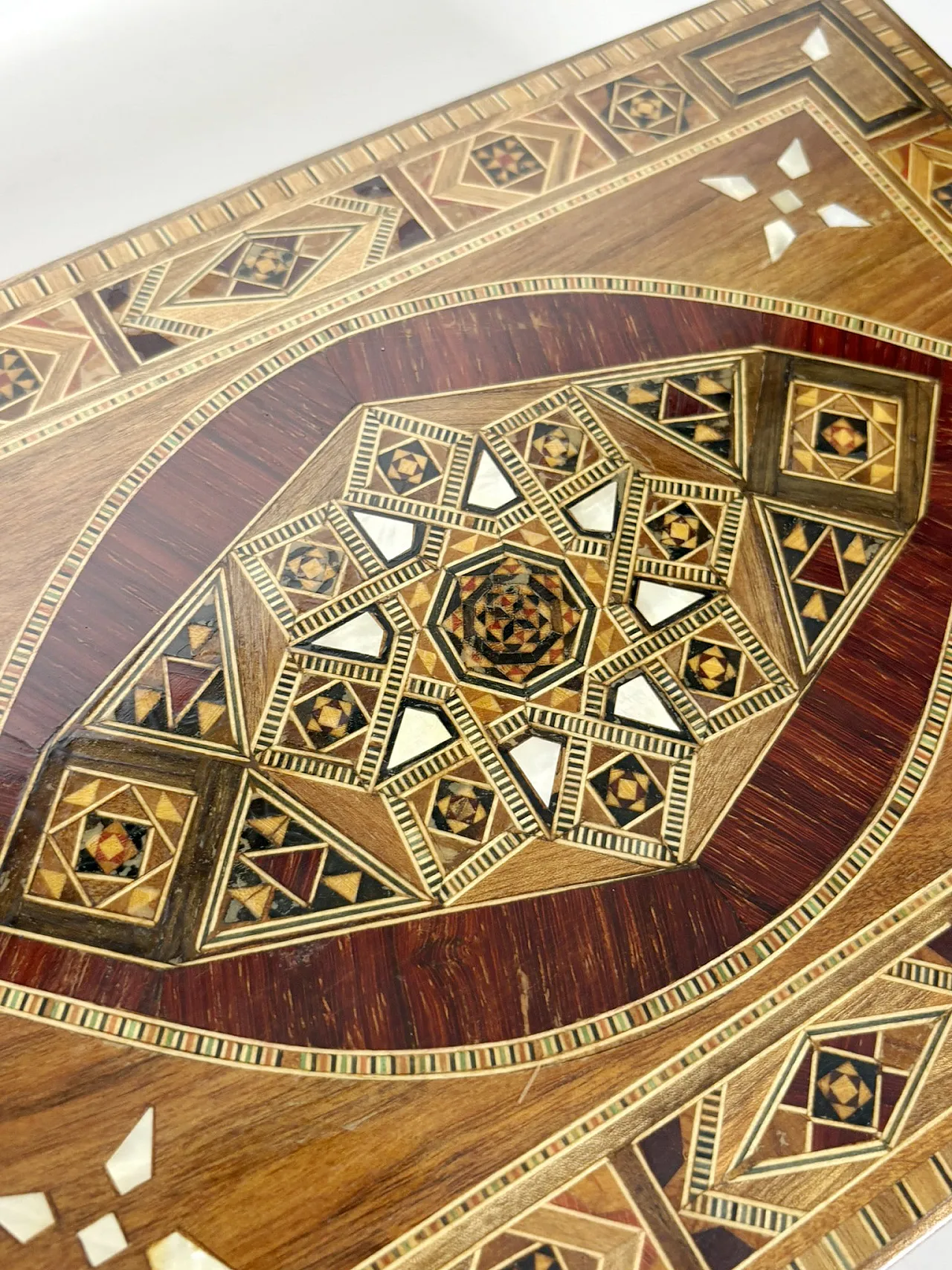 Scatola con intarsio in legno, anni ’70 7