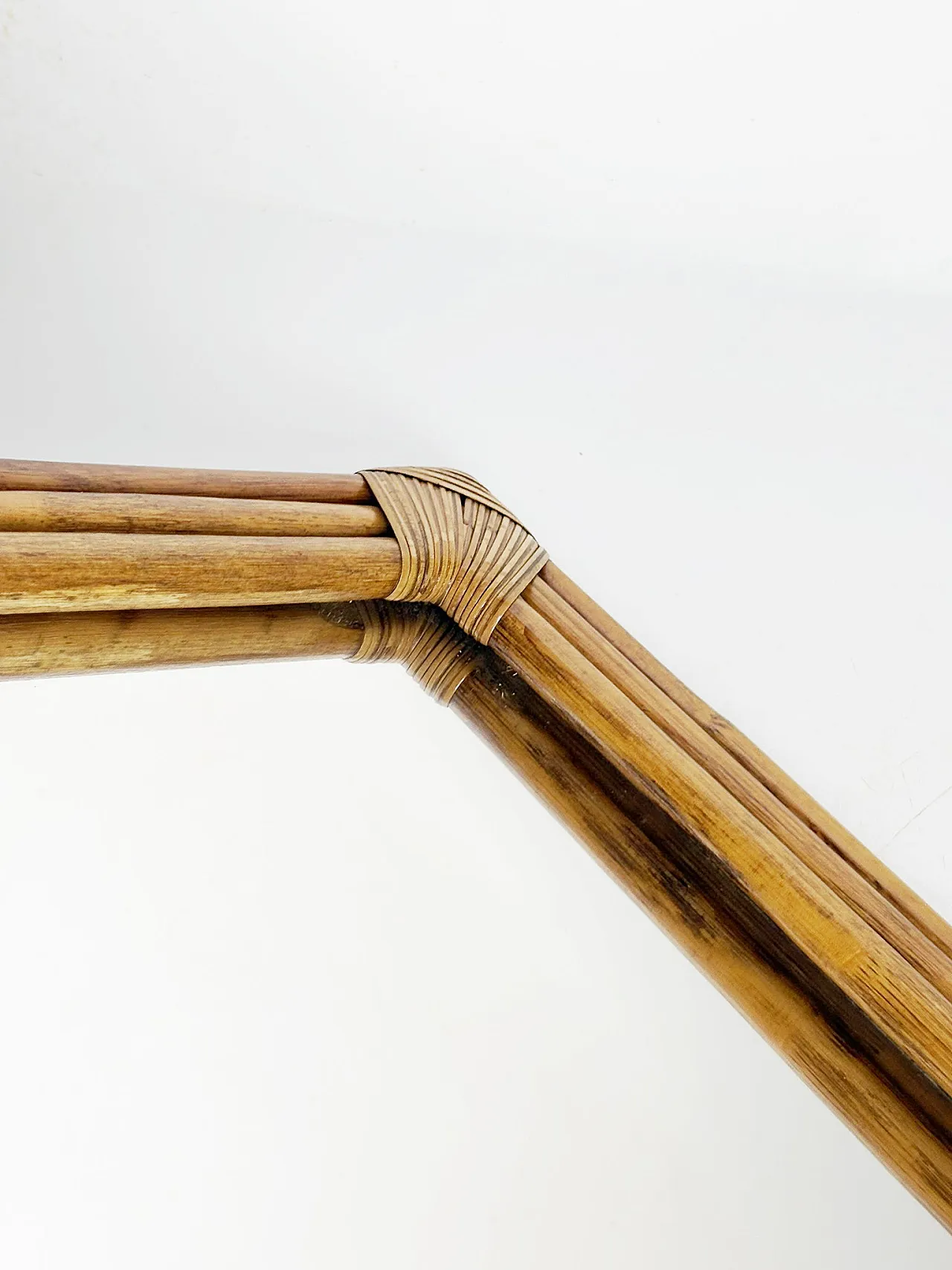 Specchio in rattan, anni ’90 5