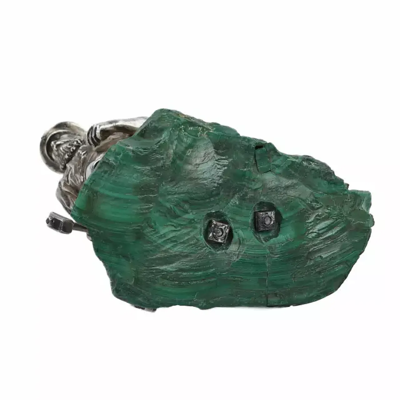 Ingegnere minerario, scultura in argento, inizio '900 3