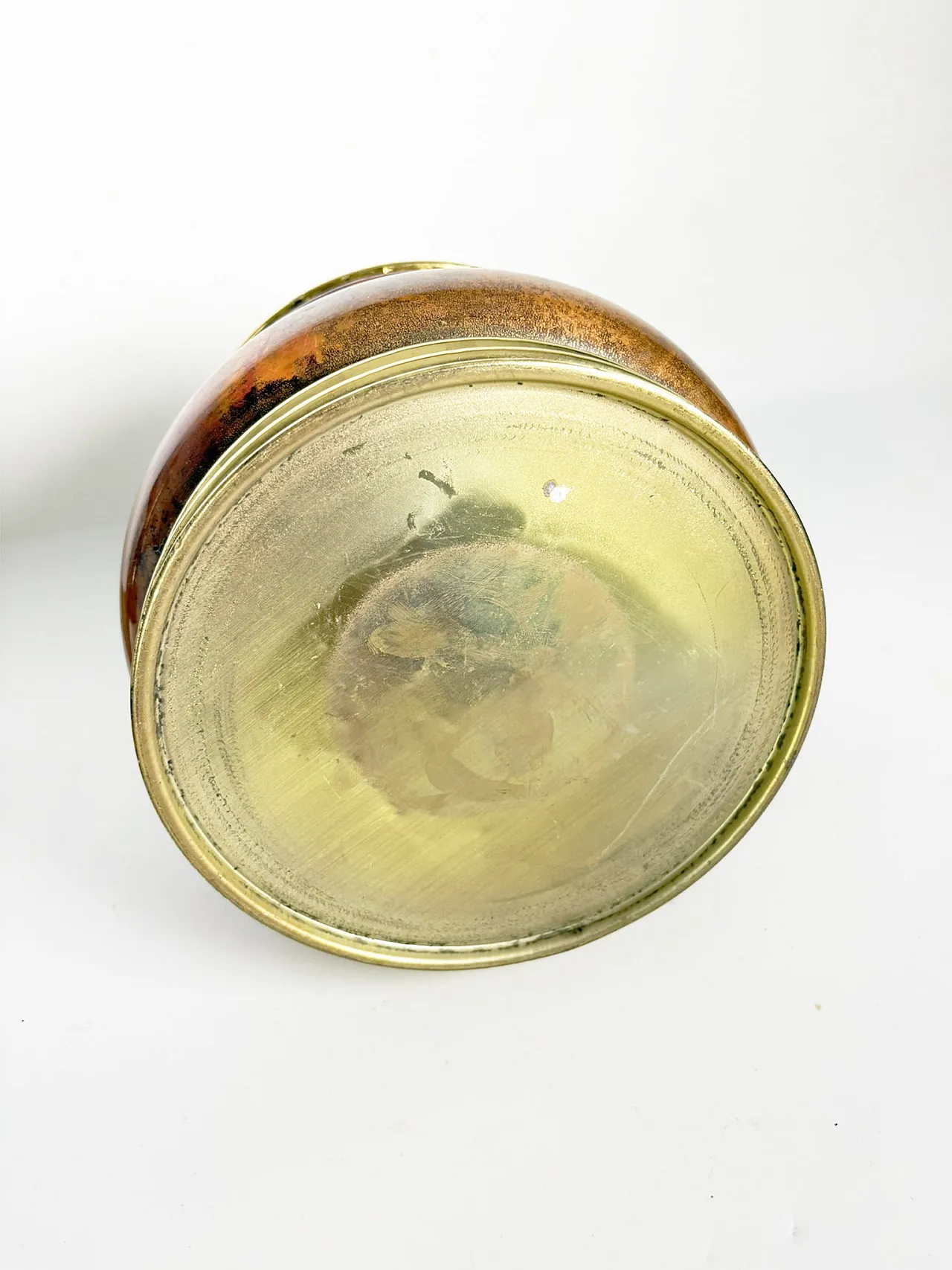 Brass and metal flower vase, 1970s 5