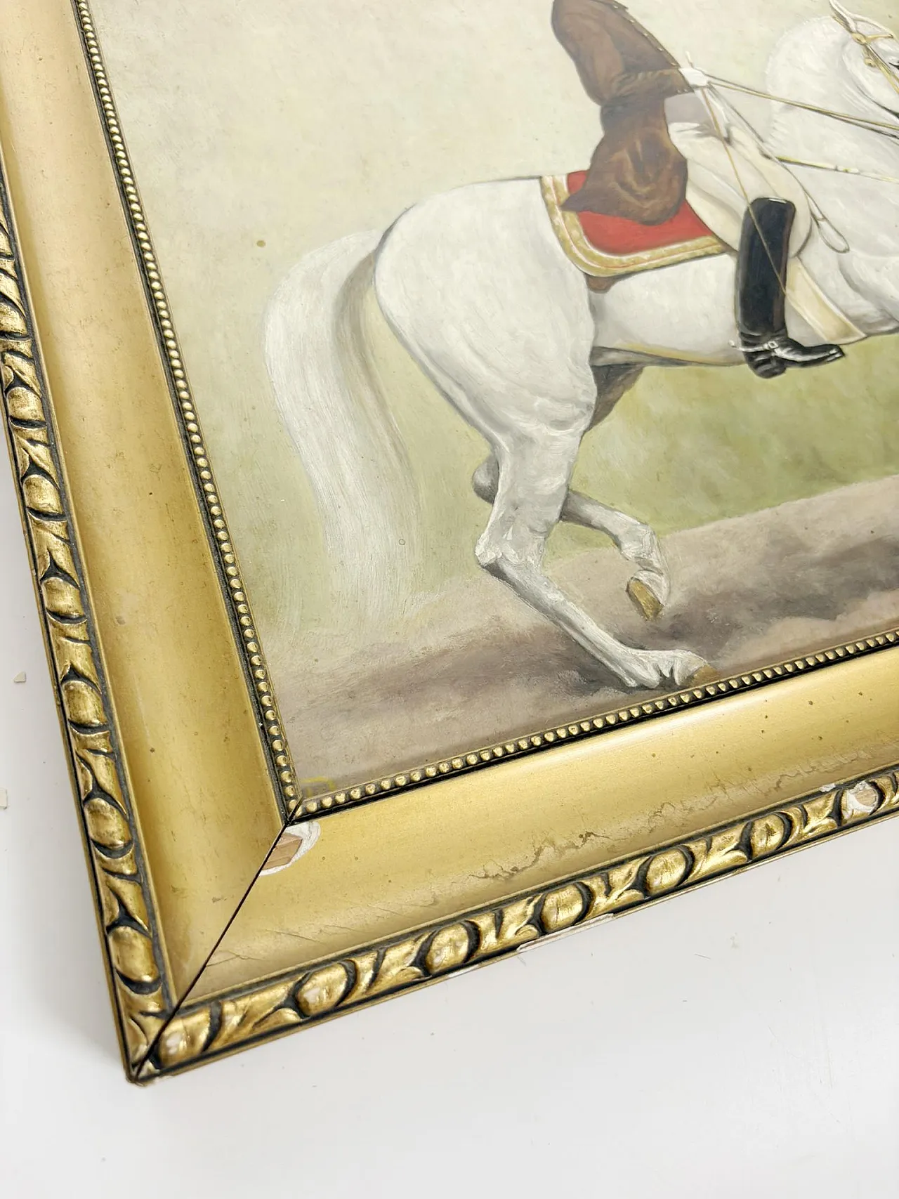 Painting of a Horseman, oil on canvas, early 20th century 14