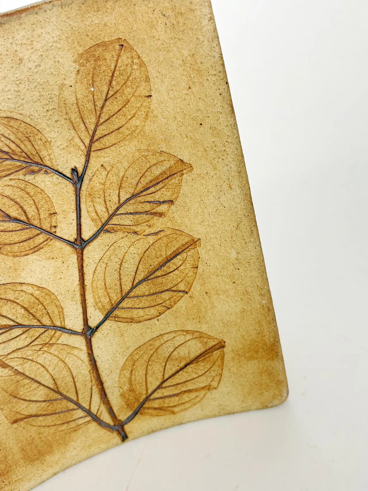 Brown pottery vase, 1960s 4