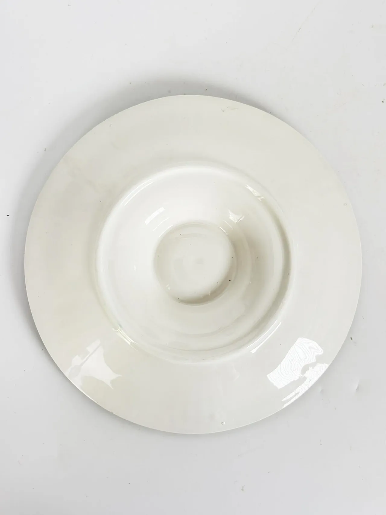 Coppia di piatti da ostriche in maiolica, anni ’20 8