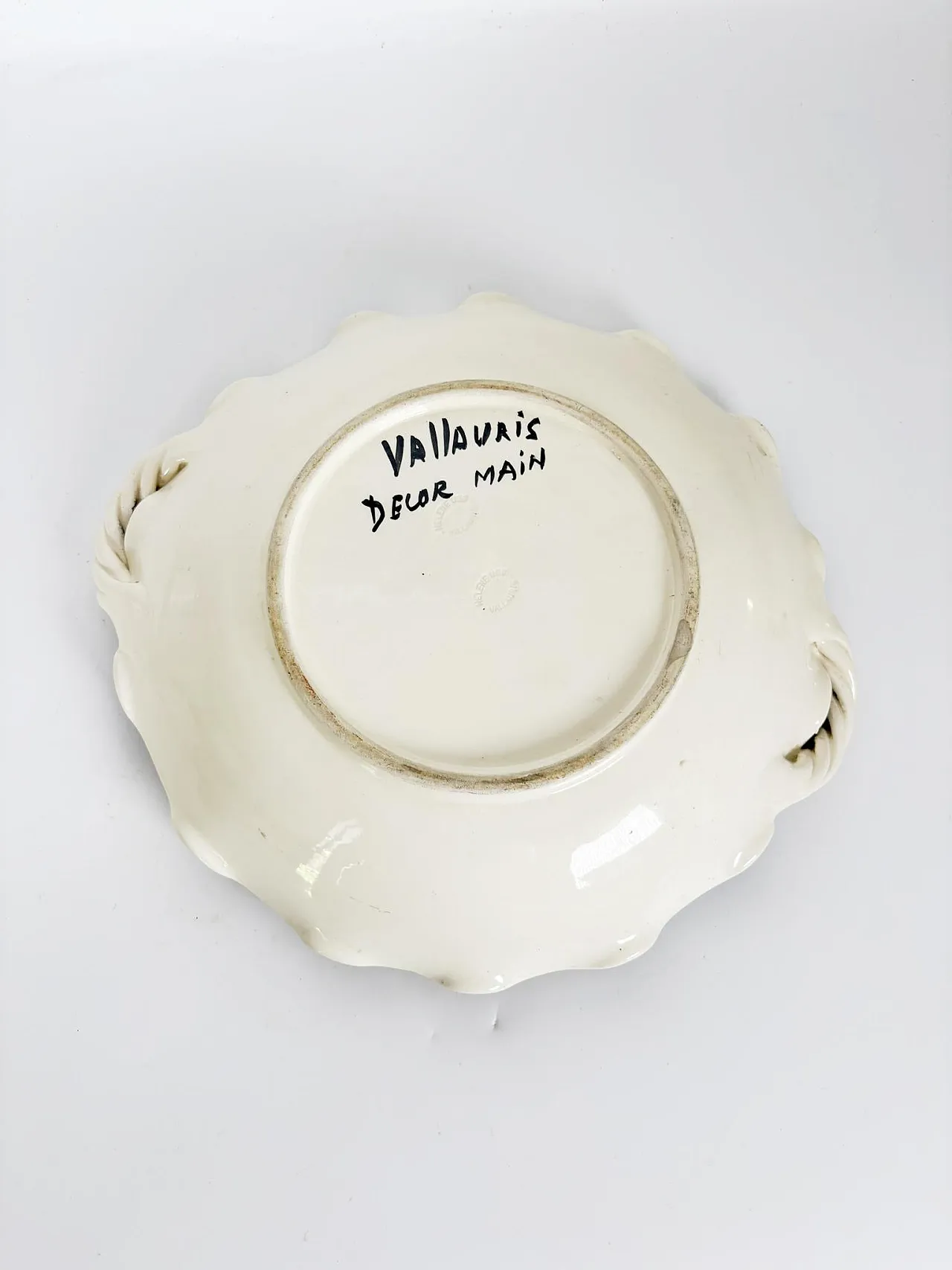 Piatto in ceramica o vassoio multiuso, anni ’60 9