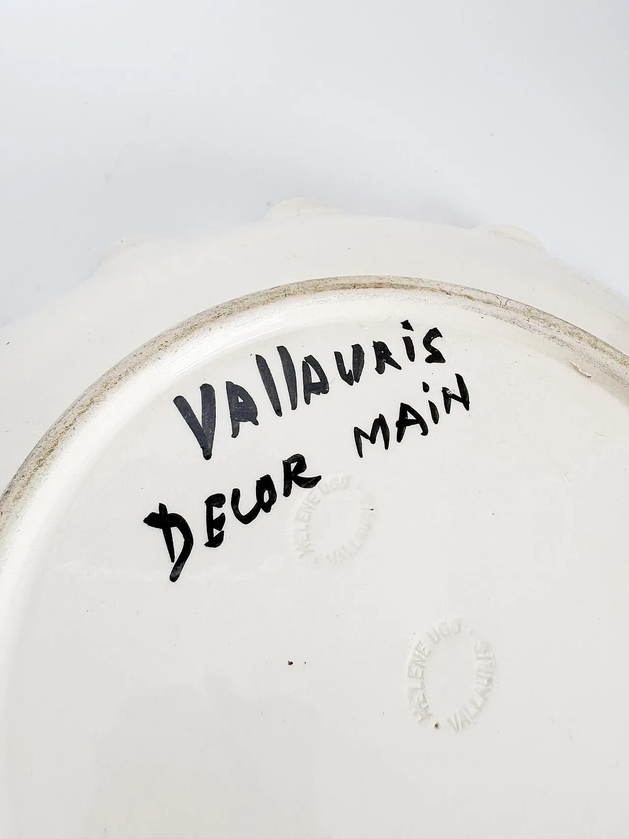 Piatto in ceramica o vassoio multiuso, anni ’60 10