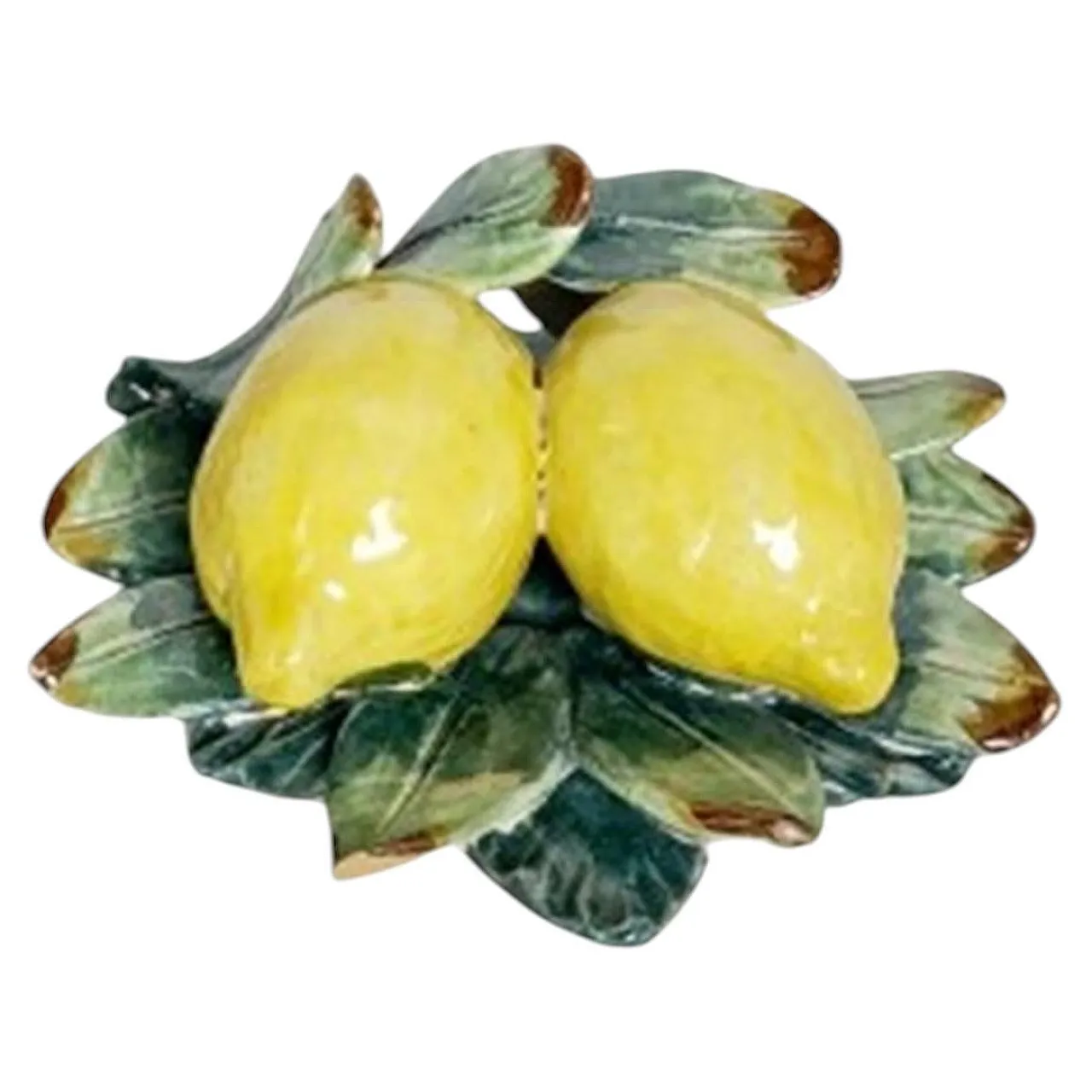 Decorative ceramic lemon sculpture, 1960s 1