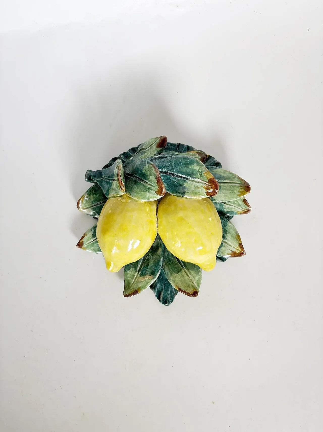 Decorative ceramic lemon sculpture, 1960s 2