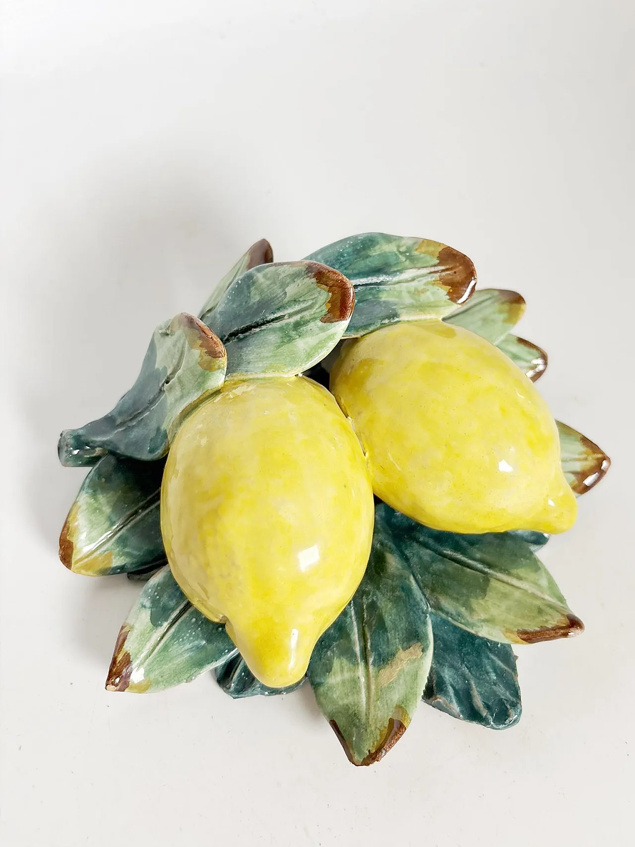 Decorative ceramic lemon sculpture, 1960s 5