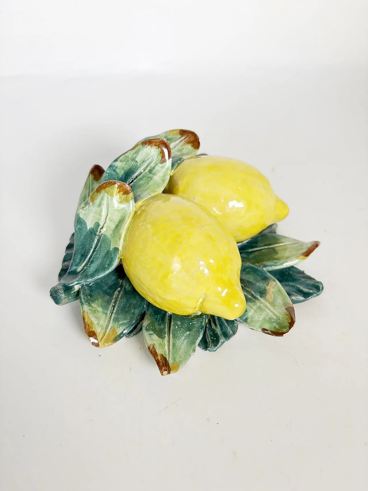 Decorative ceramic lemon sculpture, 1960s 9