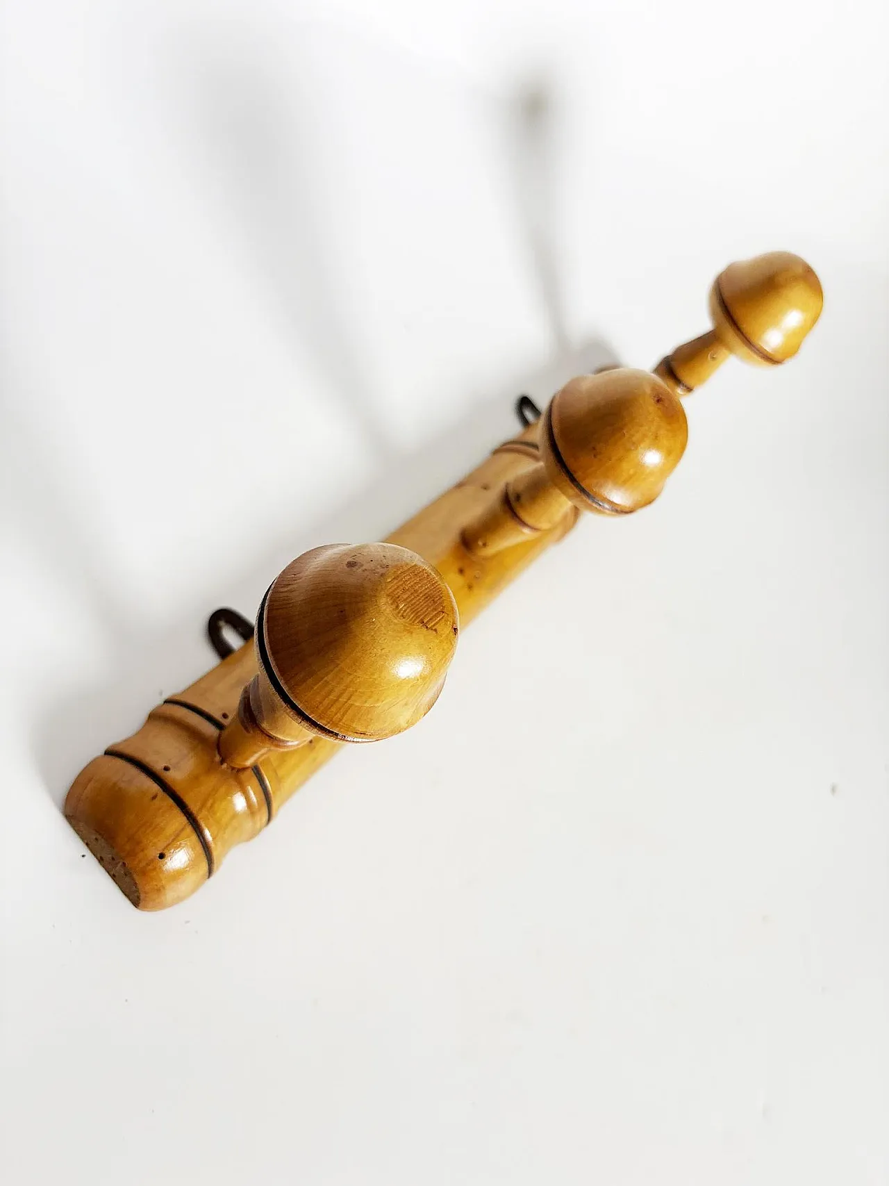 Wooden coat rack, 1940s 6