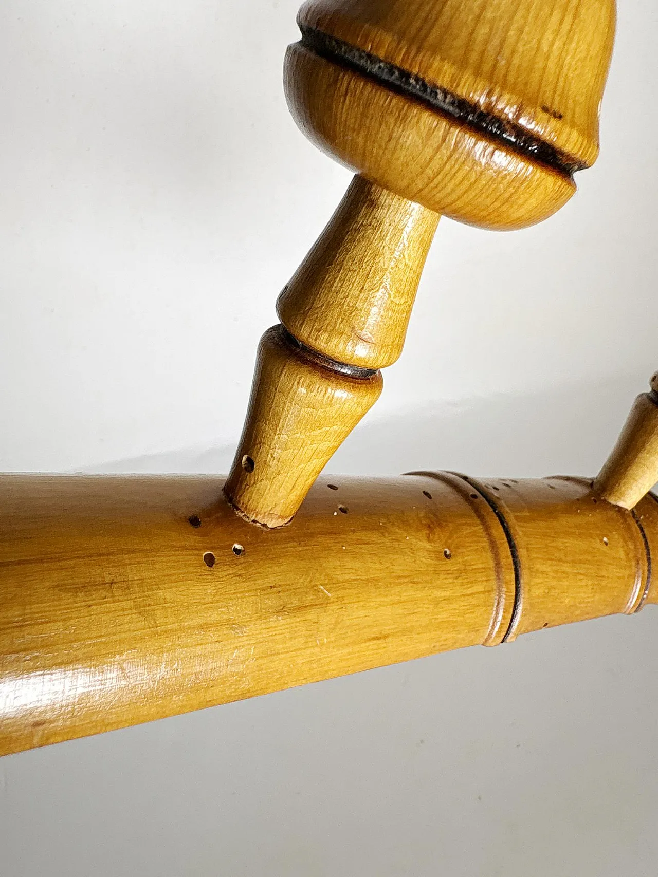 Wooden coat rack, 1940s 9