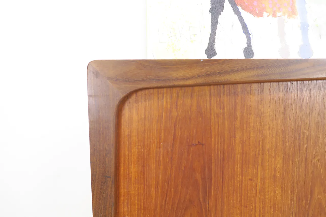 Teak highboard with doors and drawers, 1960s 11