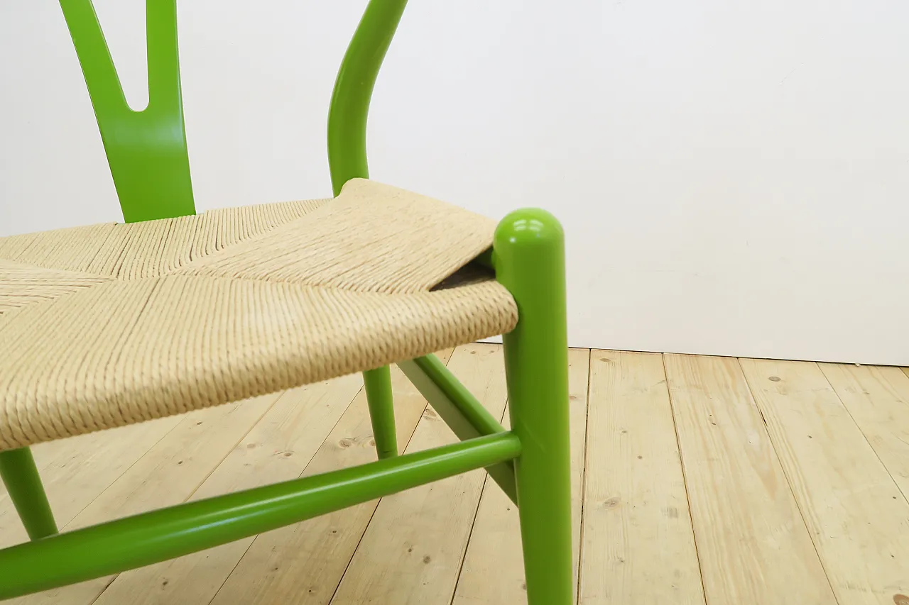 4 CH24 Wishbone Chairs by Hans J. Wegner for Carl Hansen & Søn, 1950s 8