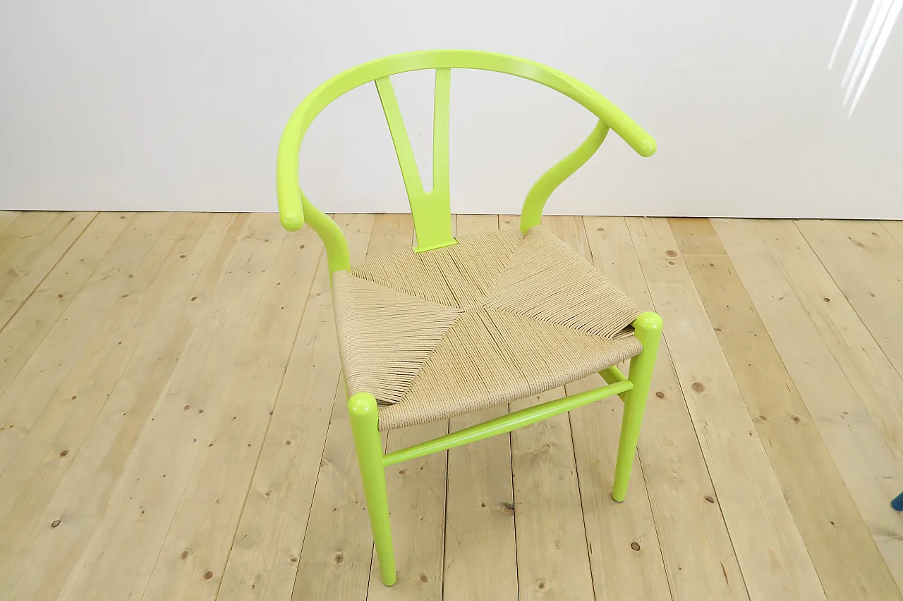 4 CH24 Wishbone Chairs by Hans J. Wegner for Carl Hansen & Søn, 1950s 10