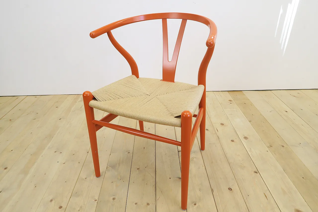 4 CH24 Wishbone Chairs by Hans J. Wegner for Carl Hansen & Søn, 1950s 11