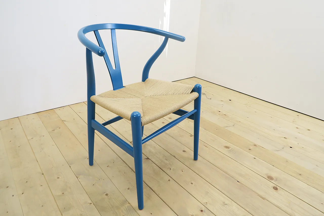 4 CH24 Wishbone Chairs by Hans J. Wegner for Carl Hansen & Søn, 1950s 12