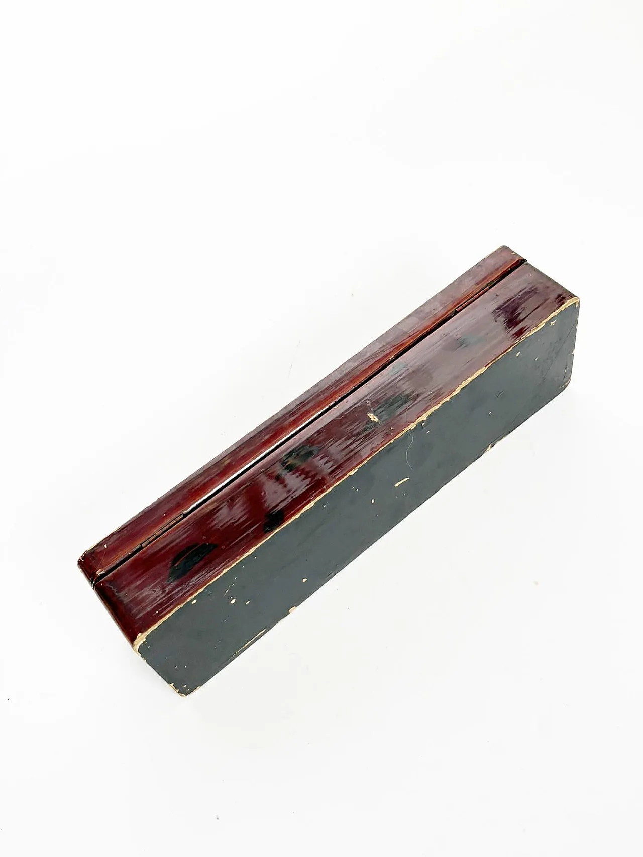 Scatola laccata con decorazione raffigurante un uccello, '800 16