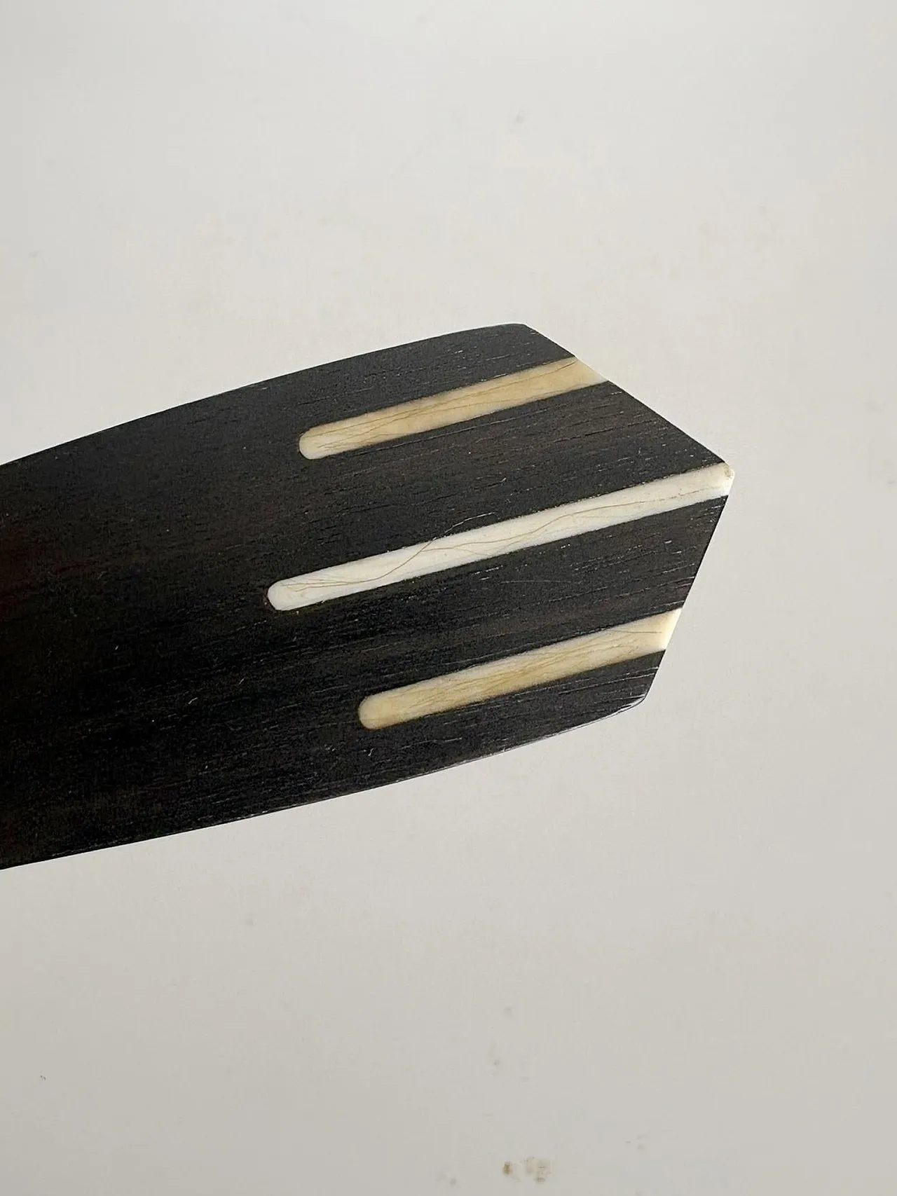 Specchio da mano in stile Art Déco con intarsi in bachelite, anni ’30 6