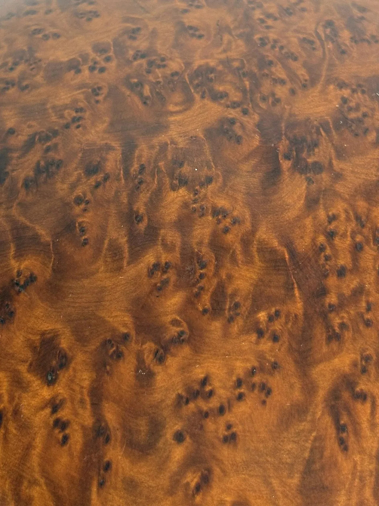 Scatola rotonda in legno, anni ’70 9