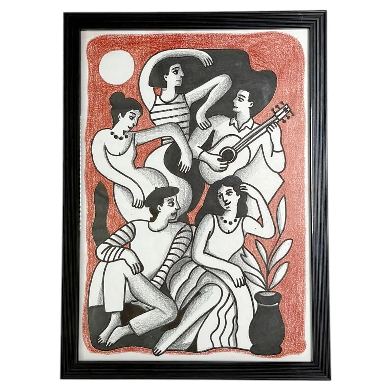 Disegno a matita e pennarello, anni ’90 1