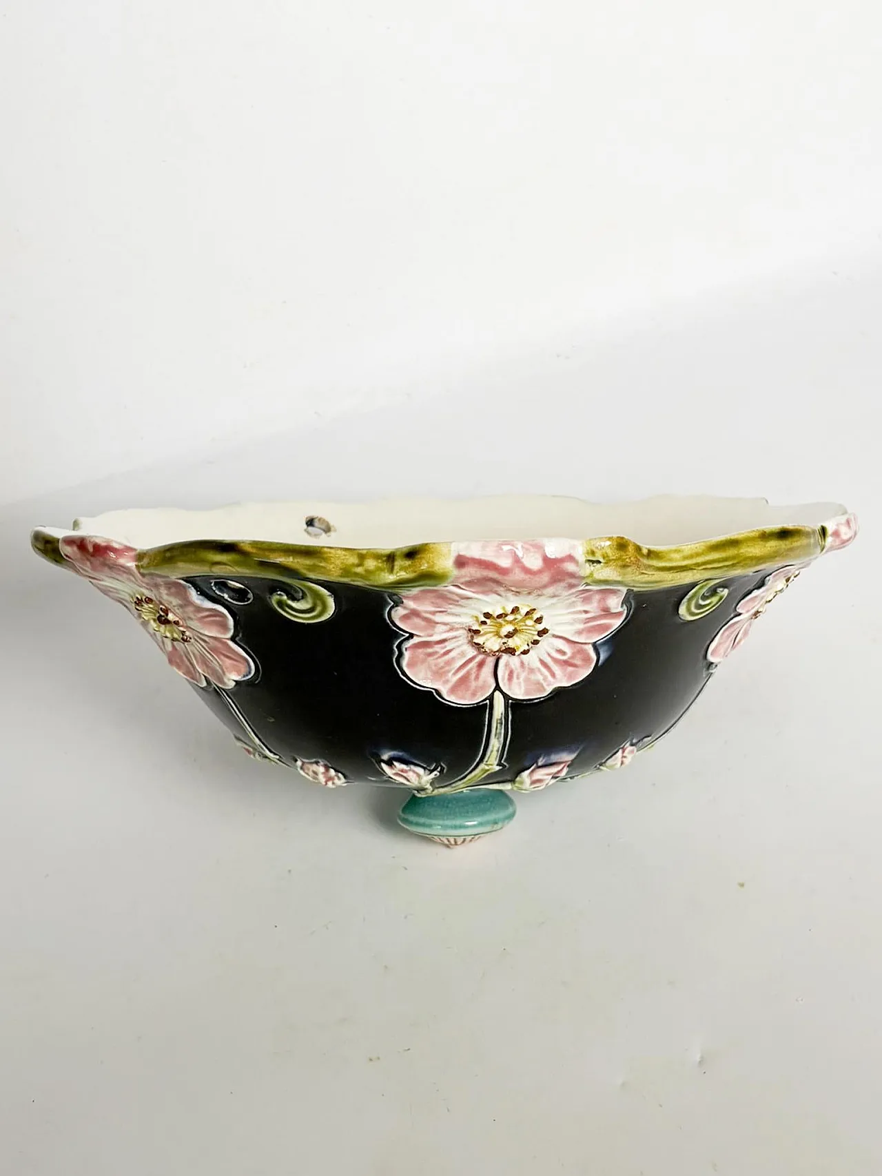 Lampada da soffitto in maiolica, '800 3