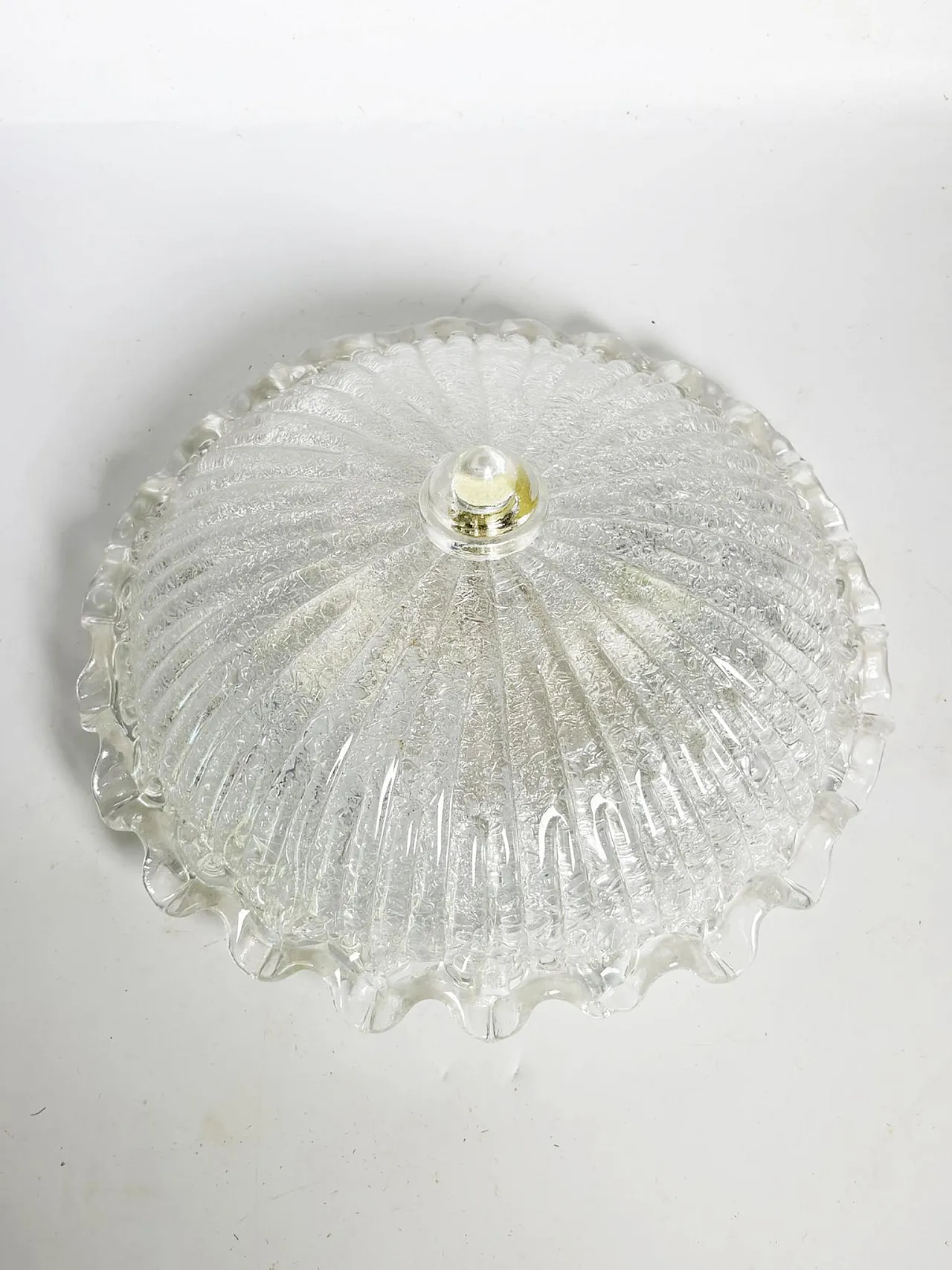Lampada da soffitto in vetro, '900 4