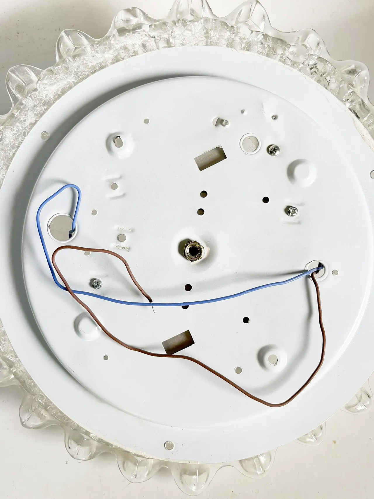 Lampada da soffitto in vetro, '900 10