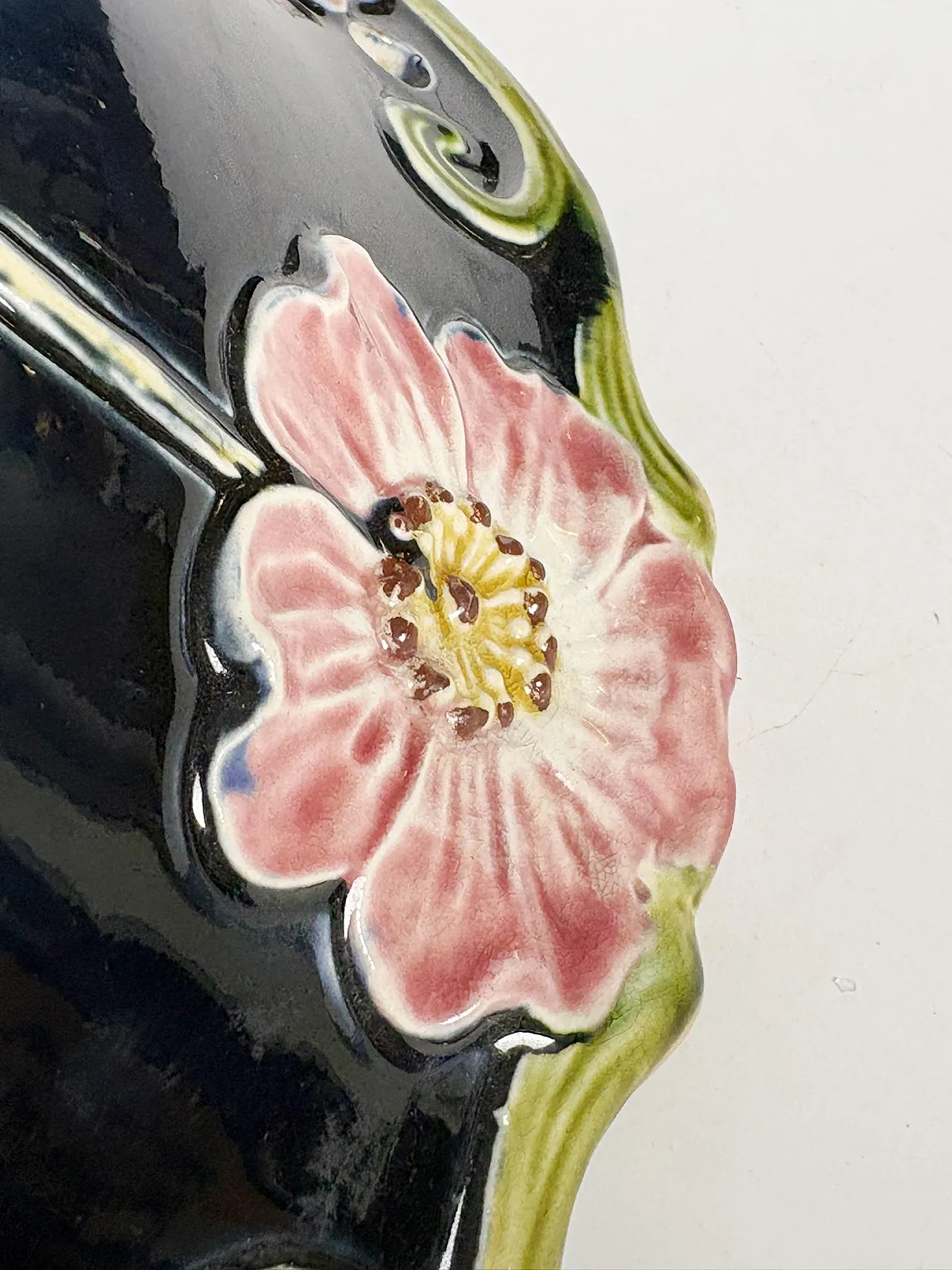 Lampada da soffitto in maiolica, '800 12
