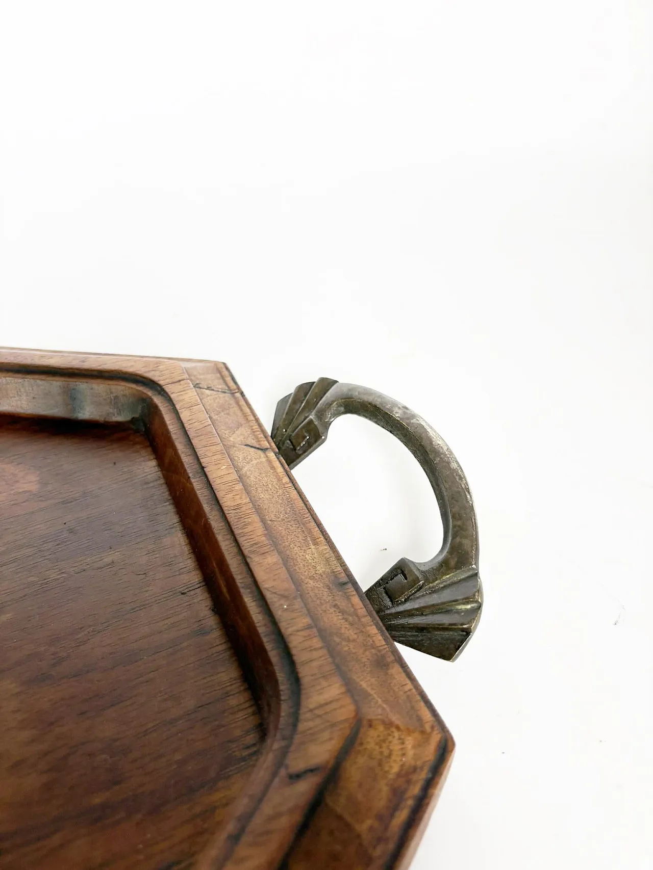 Wooden and metal tray, 20th century 11