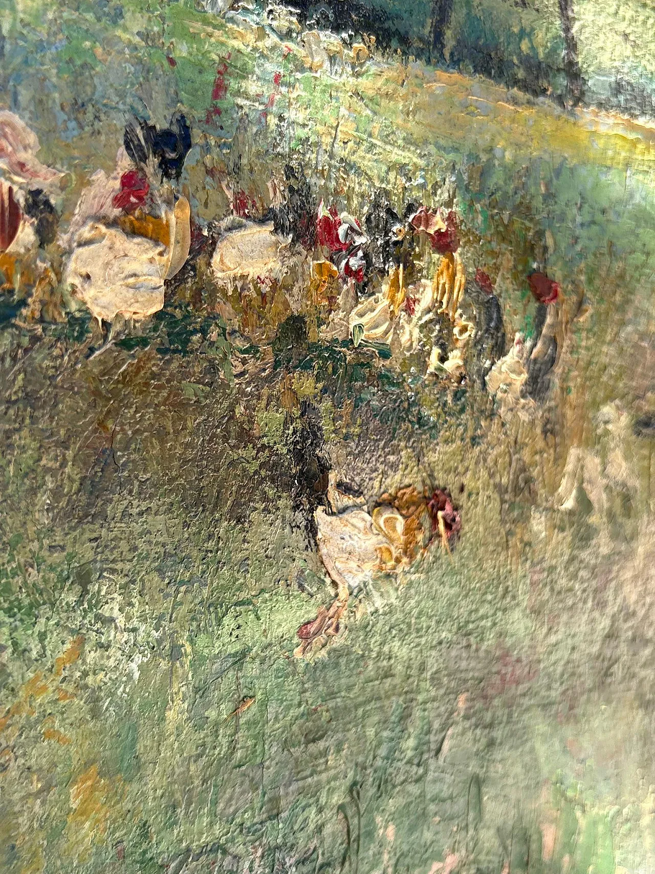 Dipinto paesaggistico firmato, olio su tela, '900 9