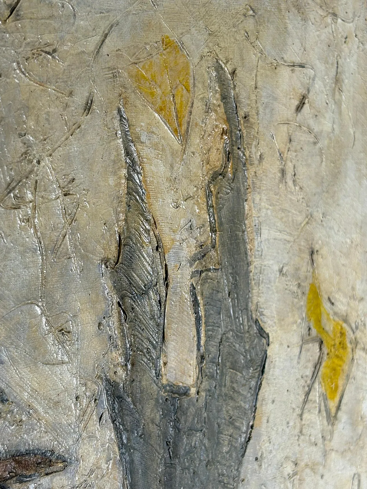 Dipinto raffigurante un gufo, olio su tela, '900 9