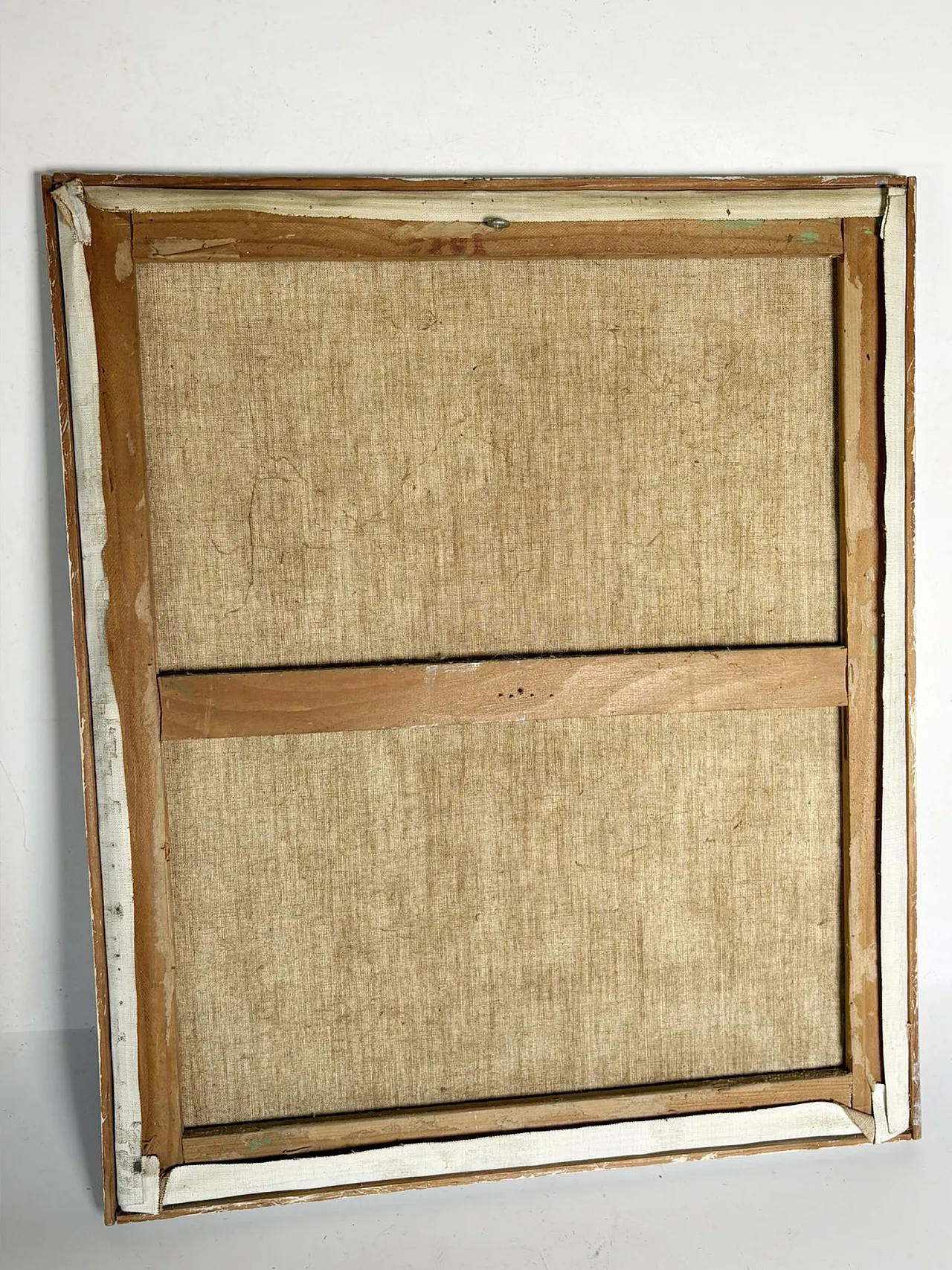 Dipinto raffigurante un gufo, olio su tela, '900 12