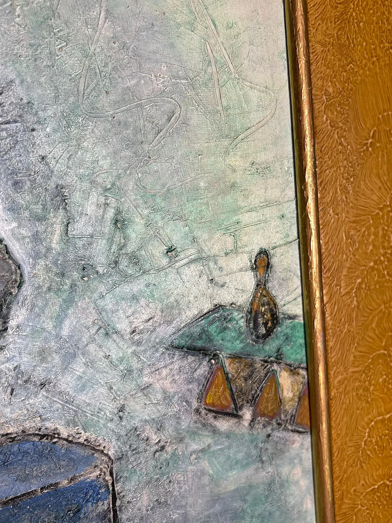 Dipinto raffigurante delle scimmie, olio su tela, '900 7