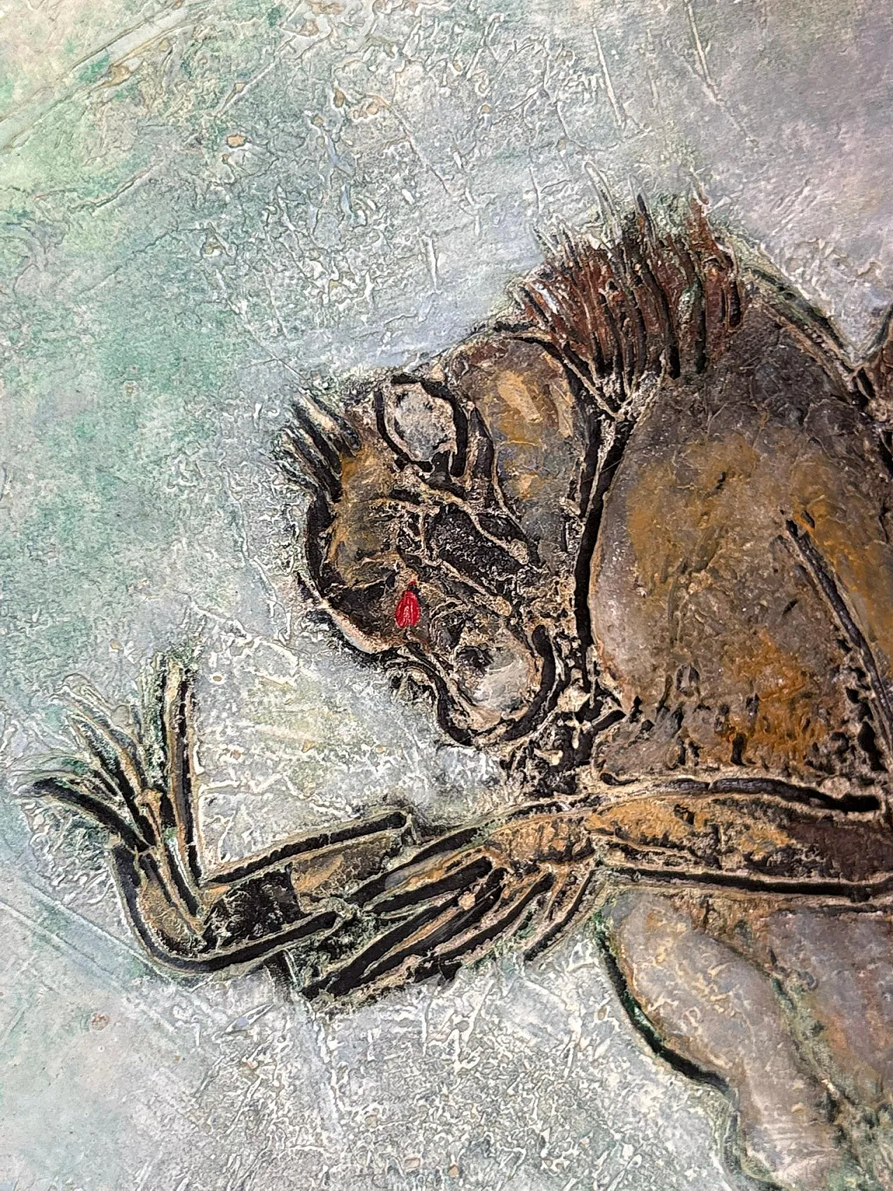 Dipinto raffigurante delle scimmie, olio su tela, '900 8