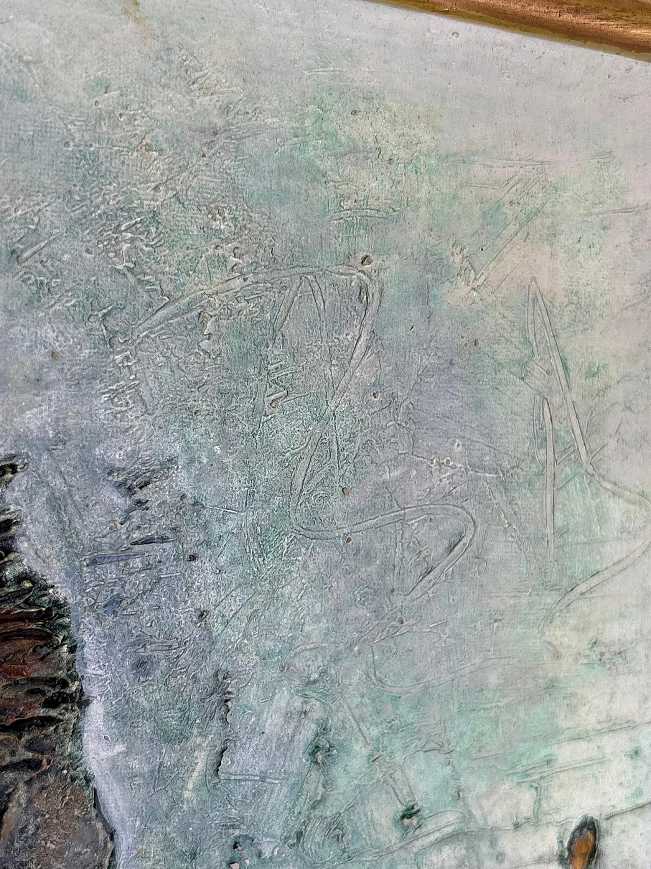 Dipinto raffigurante delle scimmie, olio su tela, '900 11