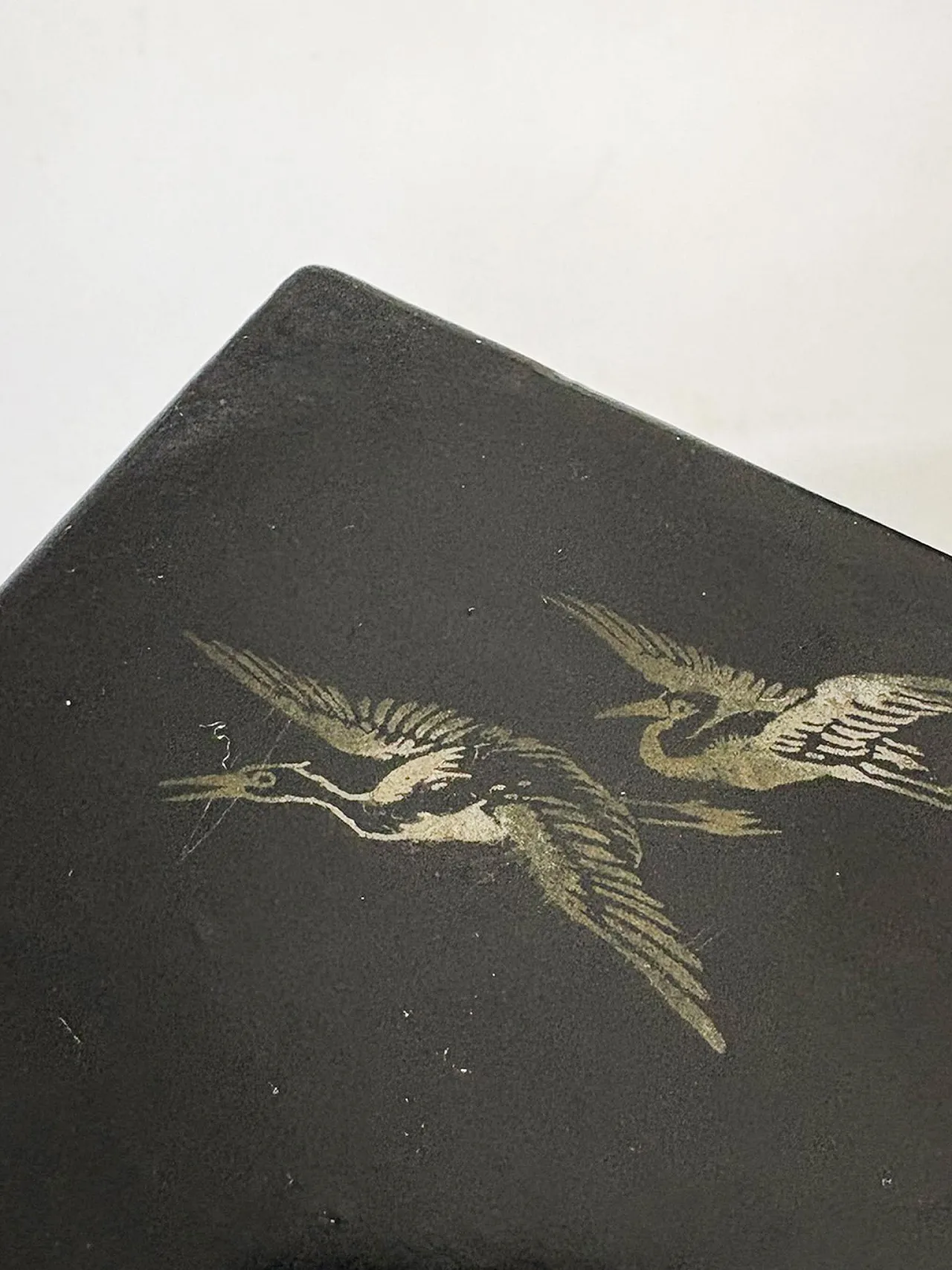 Scatola in cartapesta con decorazioni dipinte a mano, '800 7
